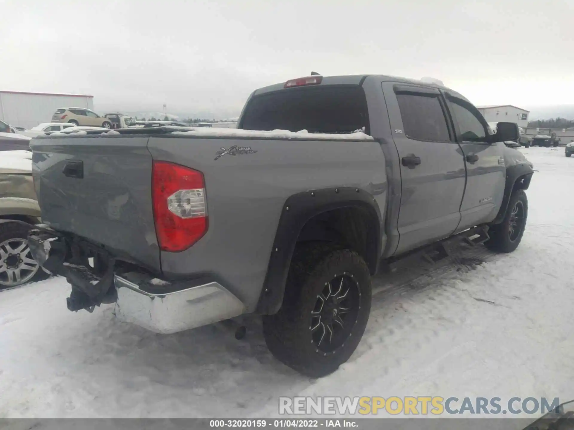 4 Photograph of a damaged car 5TFDY5F19MX991817 TOYOTA TUNDRA 4WD 2021