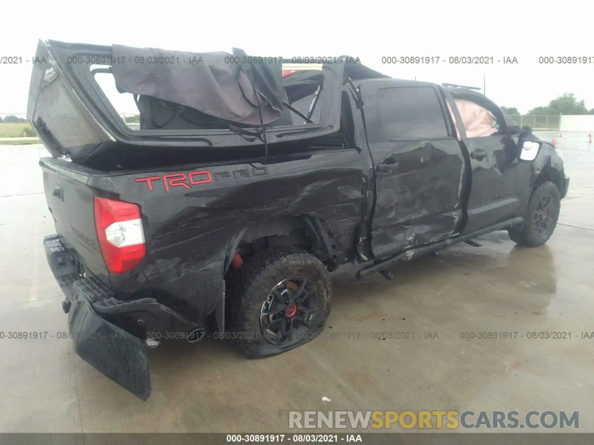 4 Фотография поврежденного автомобиля 5TFDY5F1XMX027467 TOYOTA TUNDRA 4WD 2021