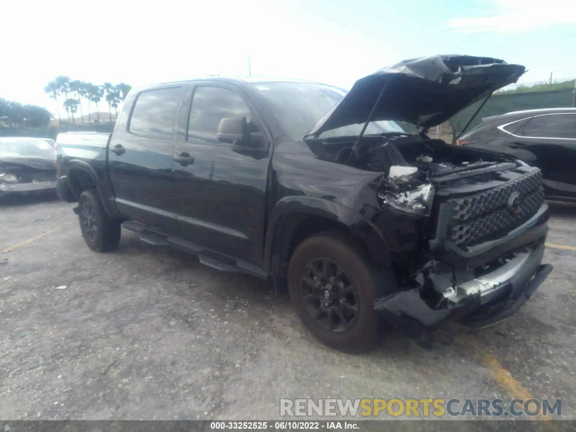 1 Photograph of a damaged car 5TFDY5F1XMX962469 TOYOTA TUNDRA 4WD 2021