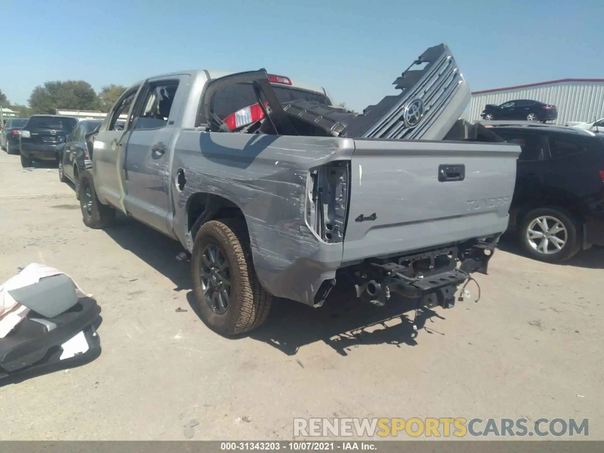 3 Фотография поврежденного автомобиля 5TFDY5F1XMX972581 TOYOTA TUNDRA 4WD 2021