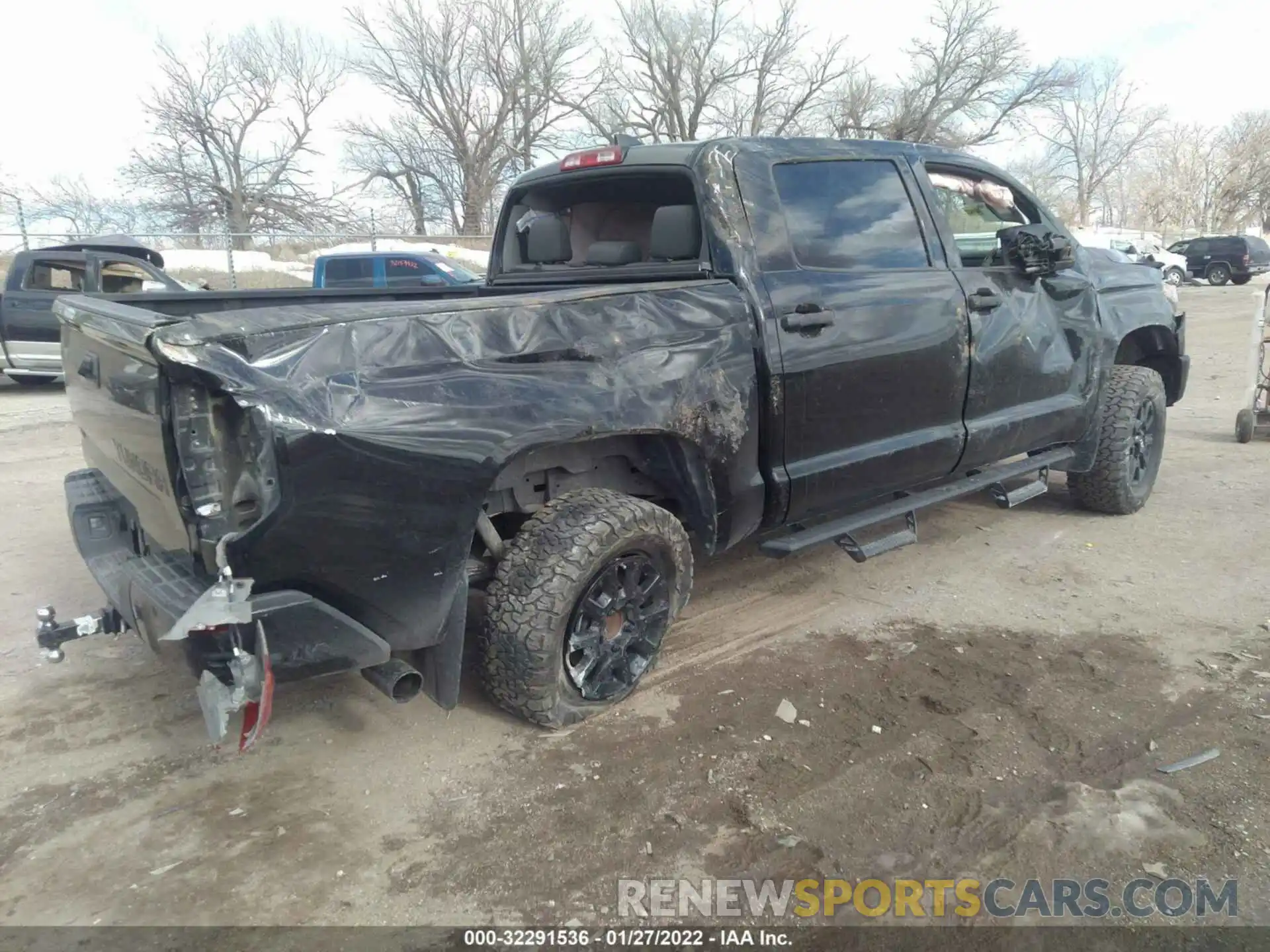 4 Фотография поврежденного автомобиля 5TFDY5F1XMX989610 TOYOTA TUNDRA 4WD 2021