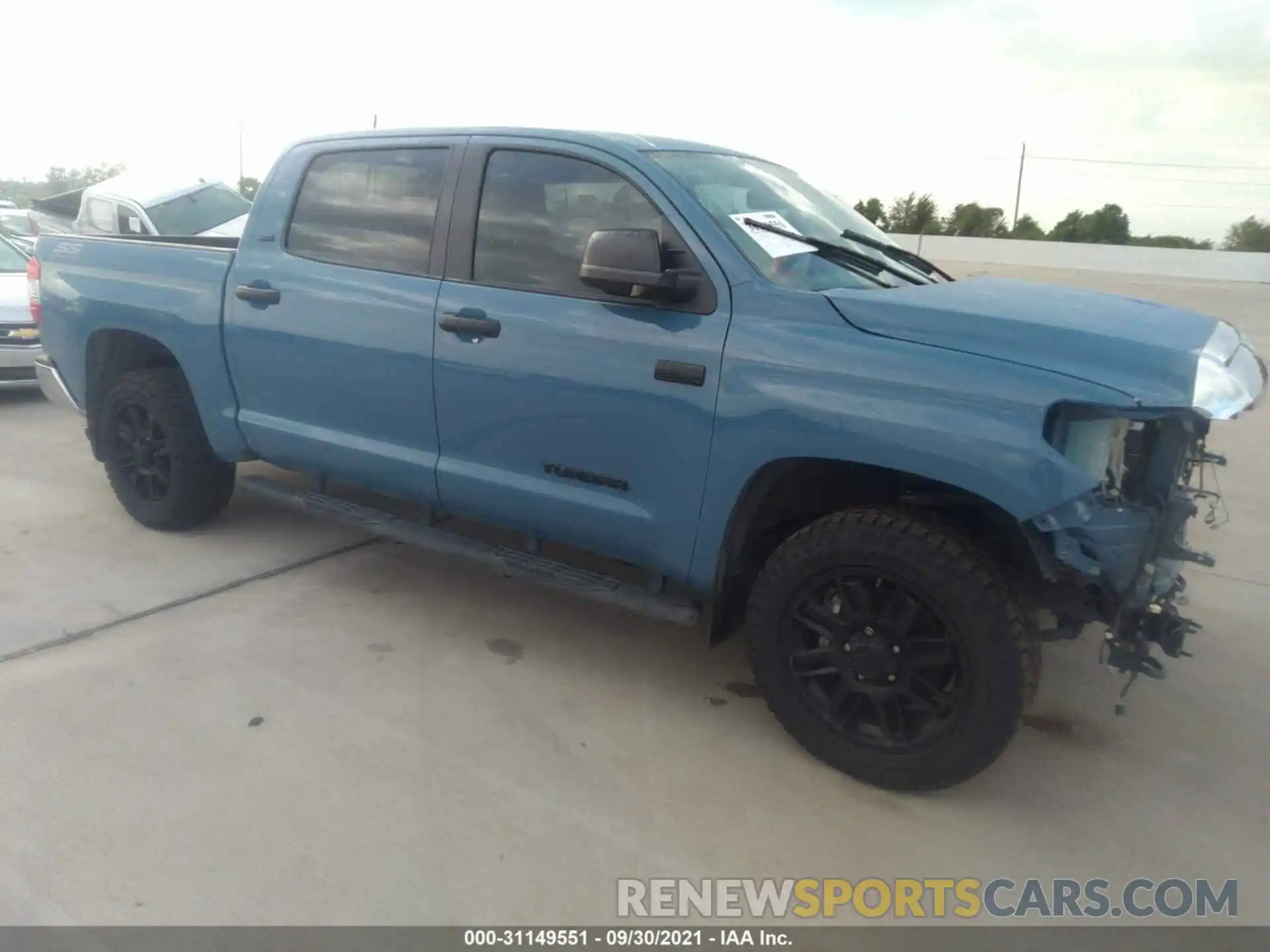 1 Photograph of a damaged car 5TFDY5F1XMX990952 TOYOTA TUNDRA 4WD 2021