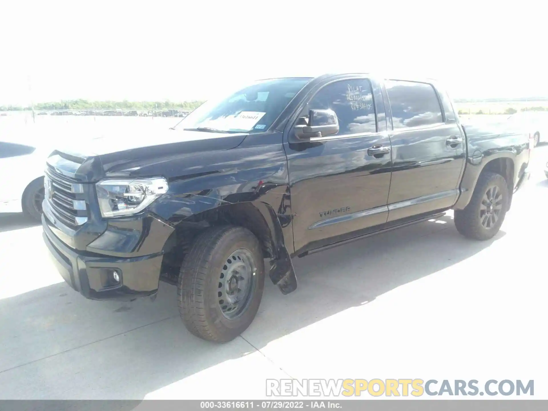 2 Photograph of a damaged car 5TFHY5F10MX977273 TOYOTA TUNDRA 4WD 2021