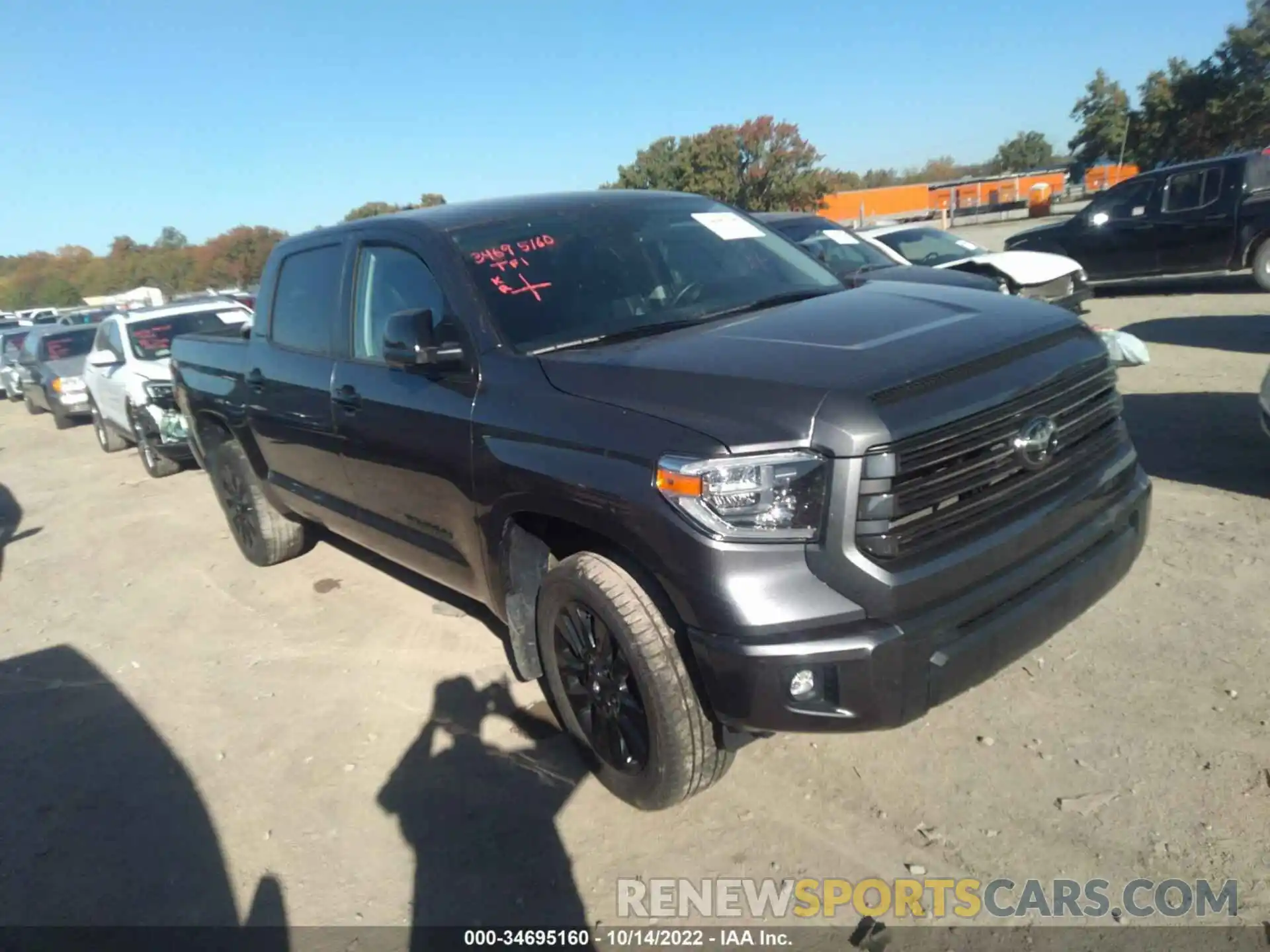 1 Photograph of a damaged car 5TFHY5F13MX984931 TOYOTA TUNDRA 4WD 2021