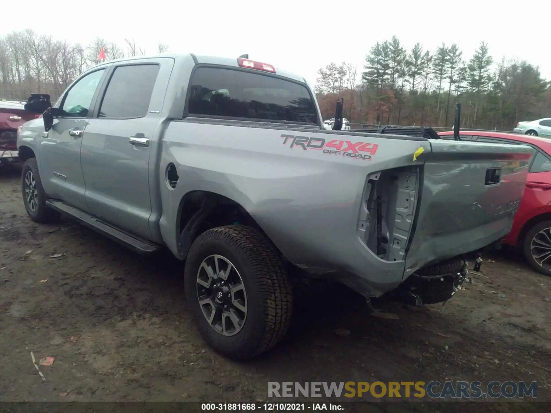 3 Photograph of a damaged car 5TFHY5F14MX008995 TOYOTA TUNDRA 4WD 2021