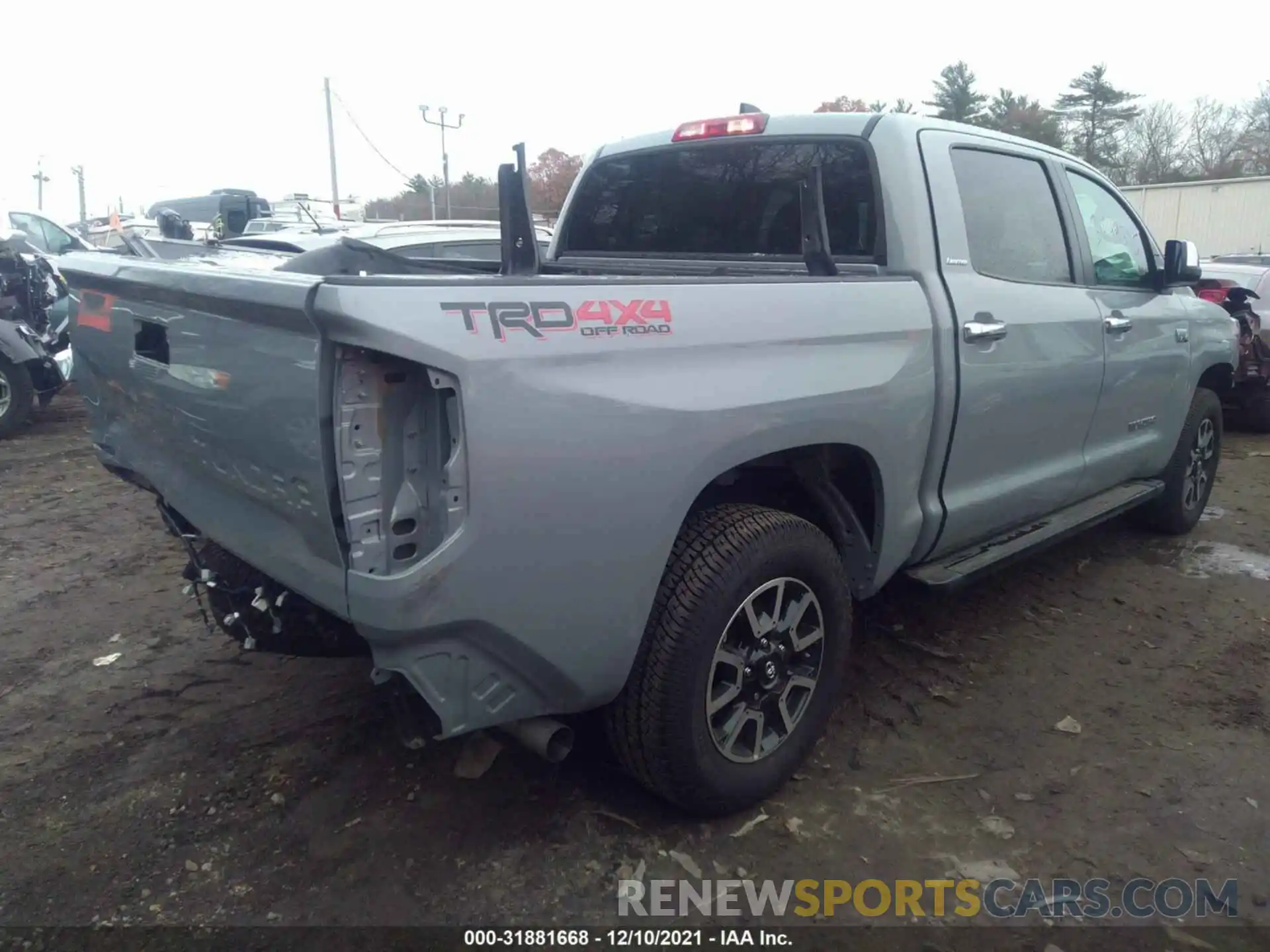 4 Фотография поврежденного автомобиля 5TFHY5F14MX008995 TOYOTA TUNDRA 4WD 2021