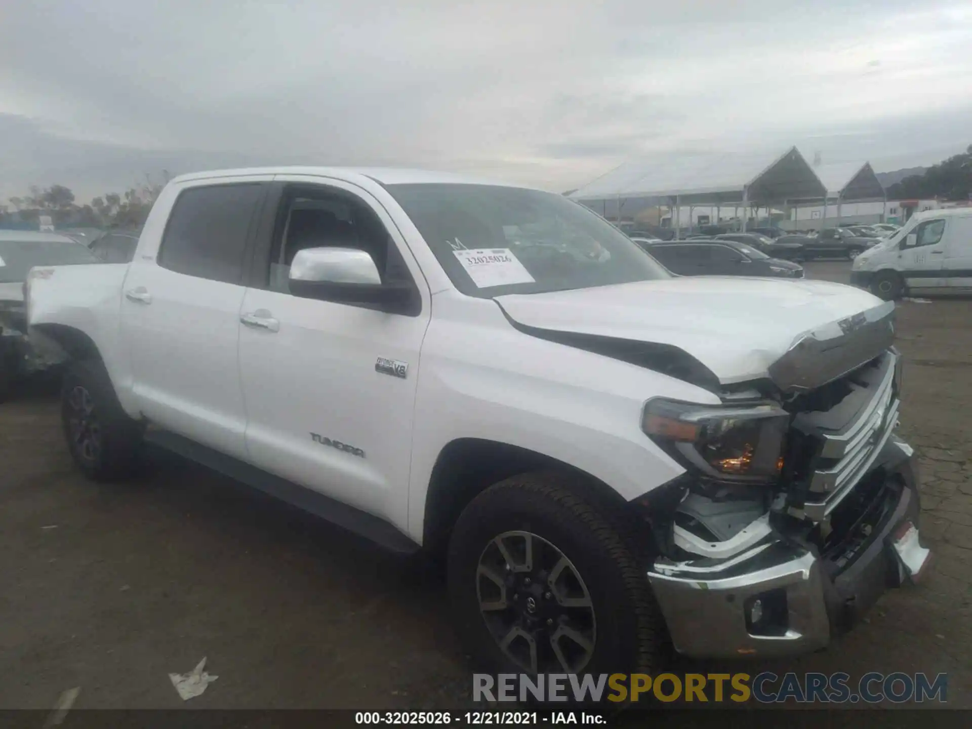 1 Photograph of a damaged car 5TFHY5F15MX031217 TOYOTA TUNDRA 4WD 2021