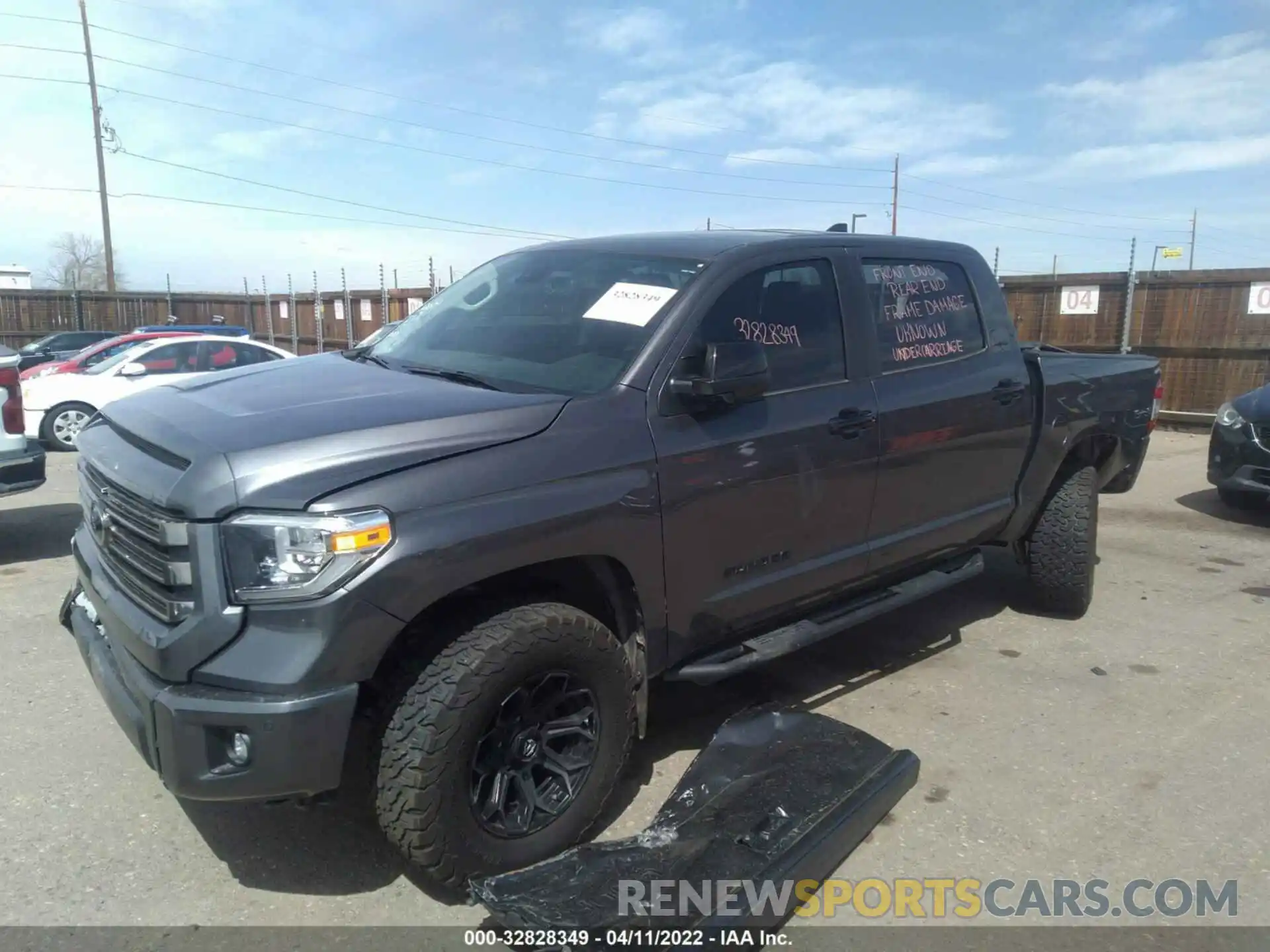 2 Photograph of a damaged car 5TFHY5F15MX970626 TOYOTA TUNDRA 4WD 2021