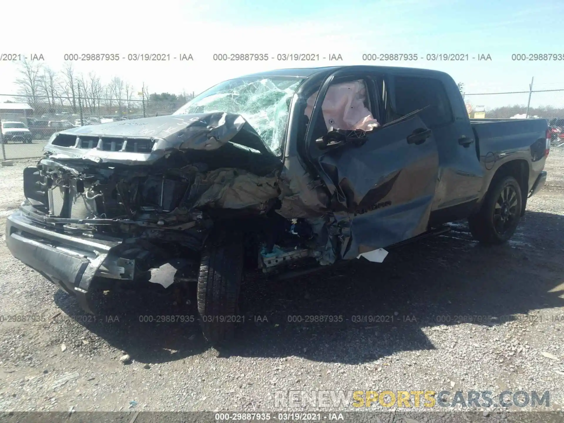 2 Photograph of a damaged car 5TFHY5F16MX973129 TOYOTA TUNDRA 4WD 2021