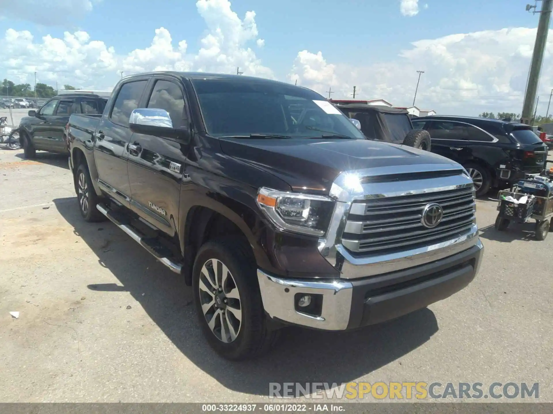 1 Photograph of a damaged car 5TFHY5F16MX989816 TOYOTA TUNDRA 4WD 2021