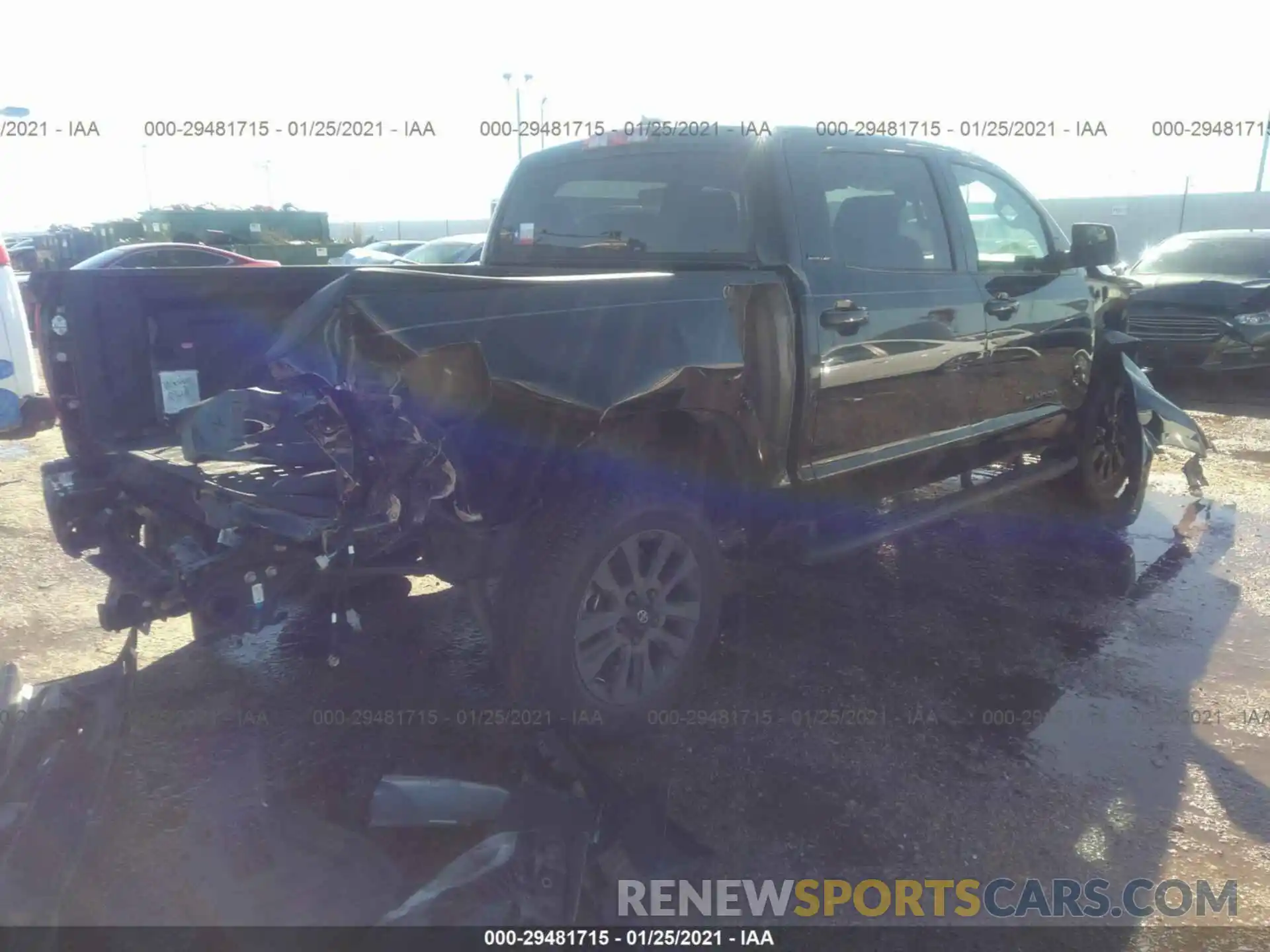 4 Photograph of a damaged car 5TFHY5F17MX983751 TOYOTA TUNDRA 4WD 2021