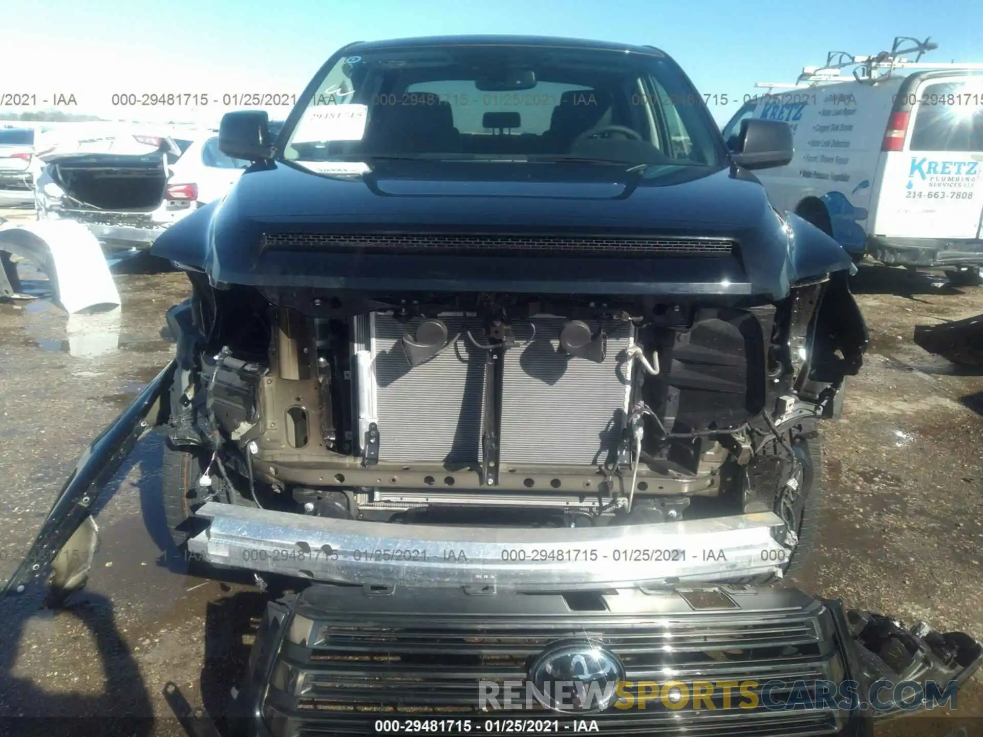 6 Photograph of a damaged car 5TFHY5F17MX983751 TOYOTA TUNDRA 4WD 2021