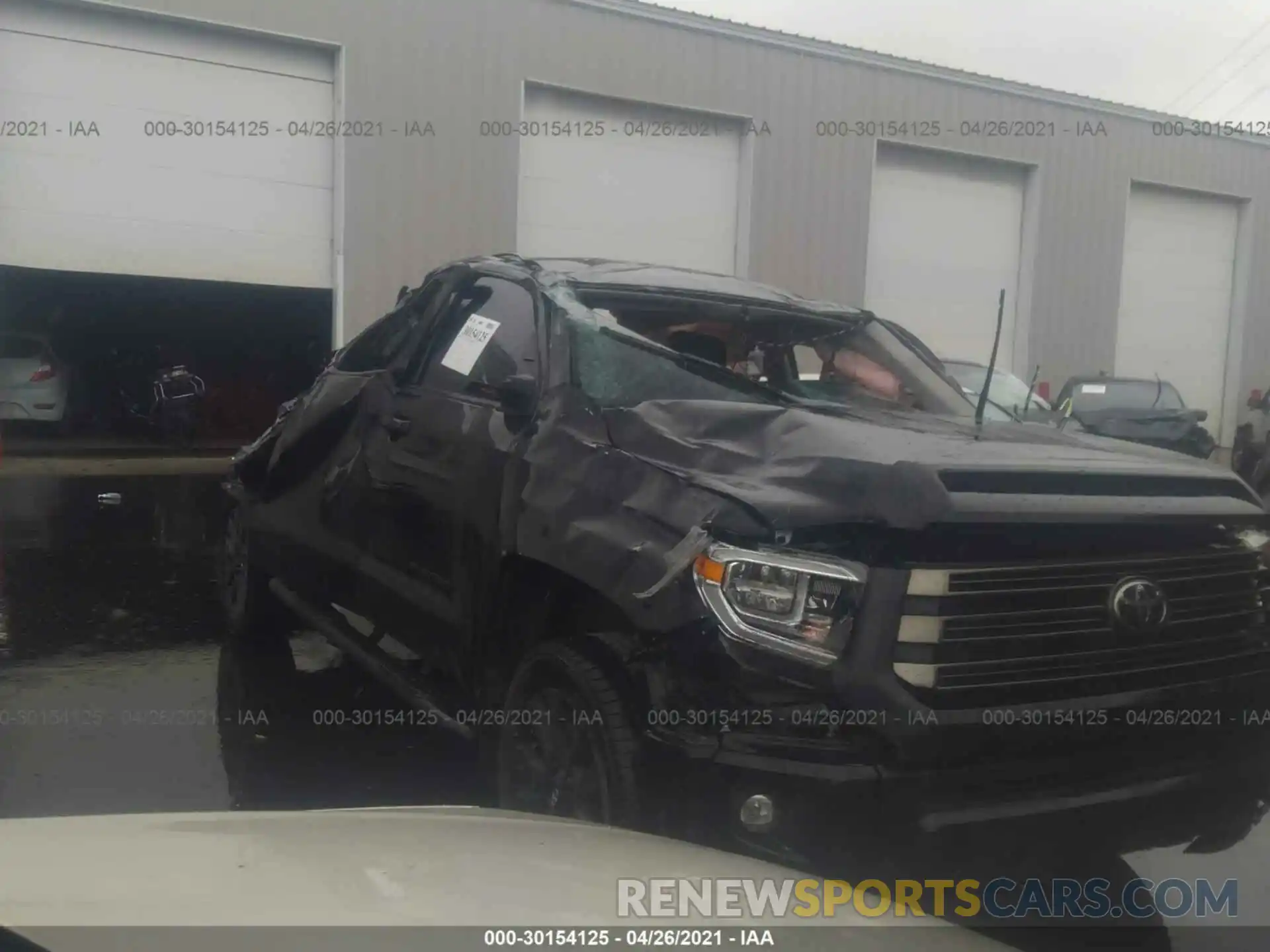 1 Photograph of a damaged car 5TFHY5F1XMX966815 TOYOTA TUNDRA 4WD 2021