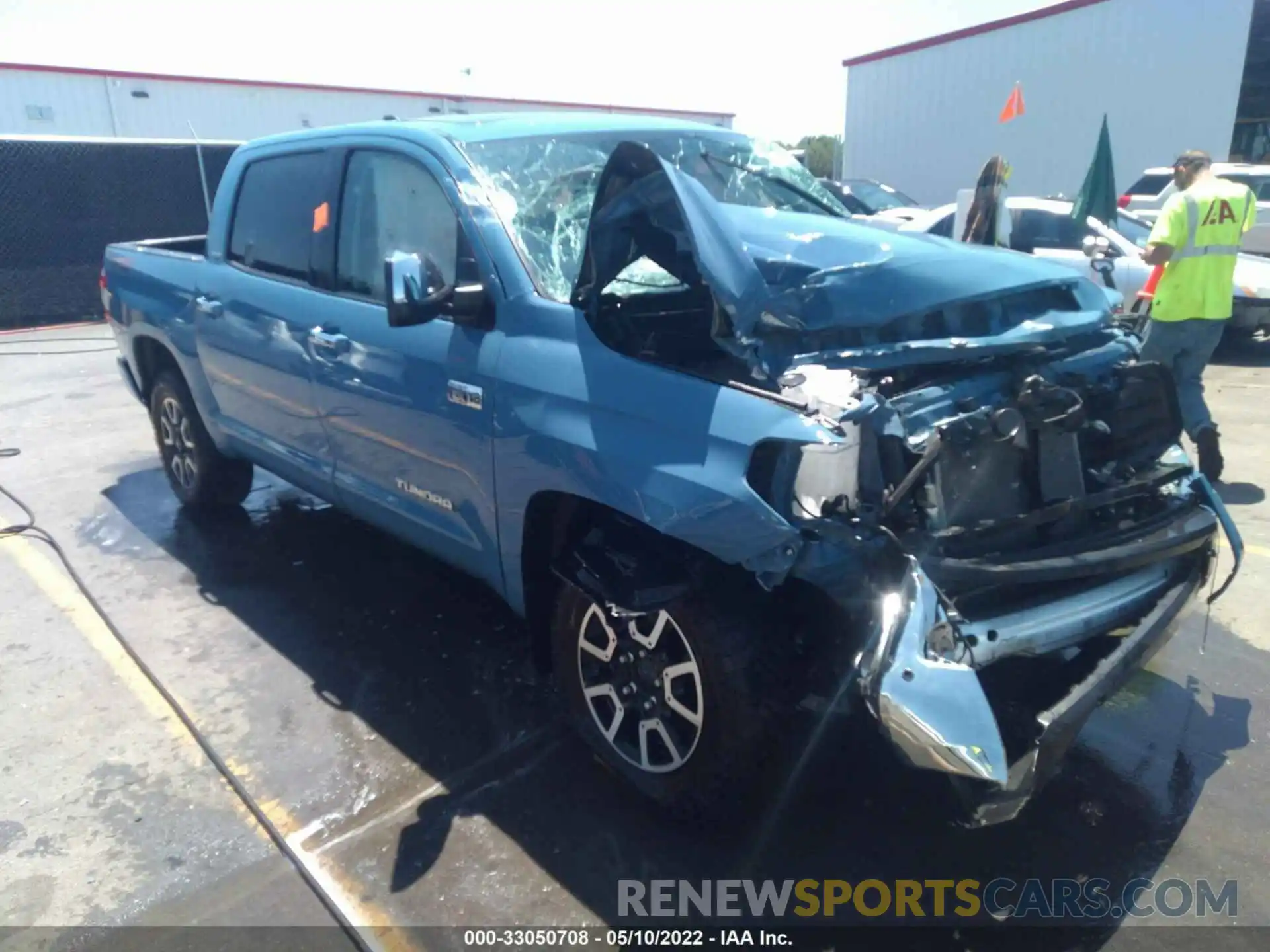 1 Photograph of a damaged car 5TFHY5F1XMX991911 TOYOTA TUNDRA 4WD 2021