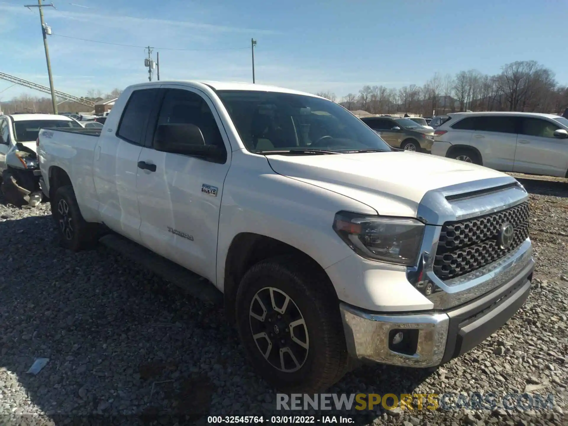 1 Photograph of a damaged car 5TFUY5F11MX011187 TOYOTA TUNDRA 4WD 2021