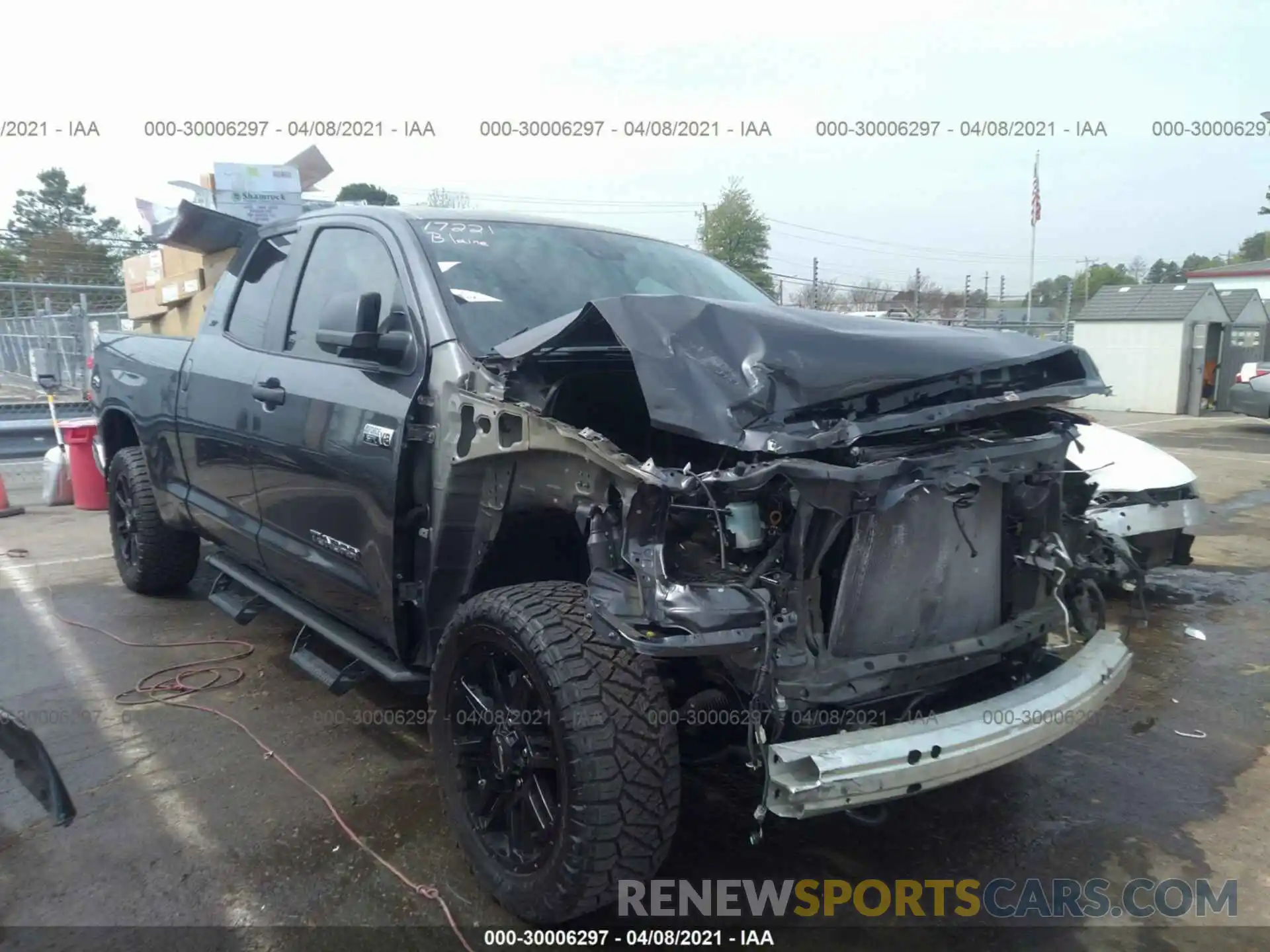 1 Photograph of a damaged car 5TFUY5F12MX980044 TOYOTA TUNDRA 4WD 2021