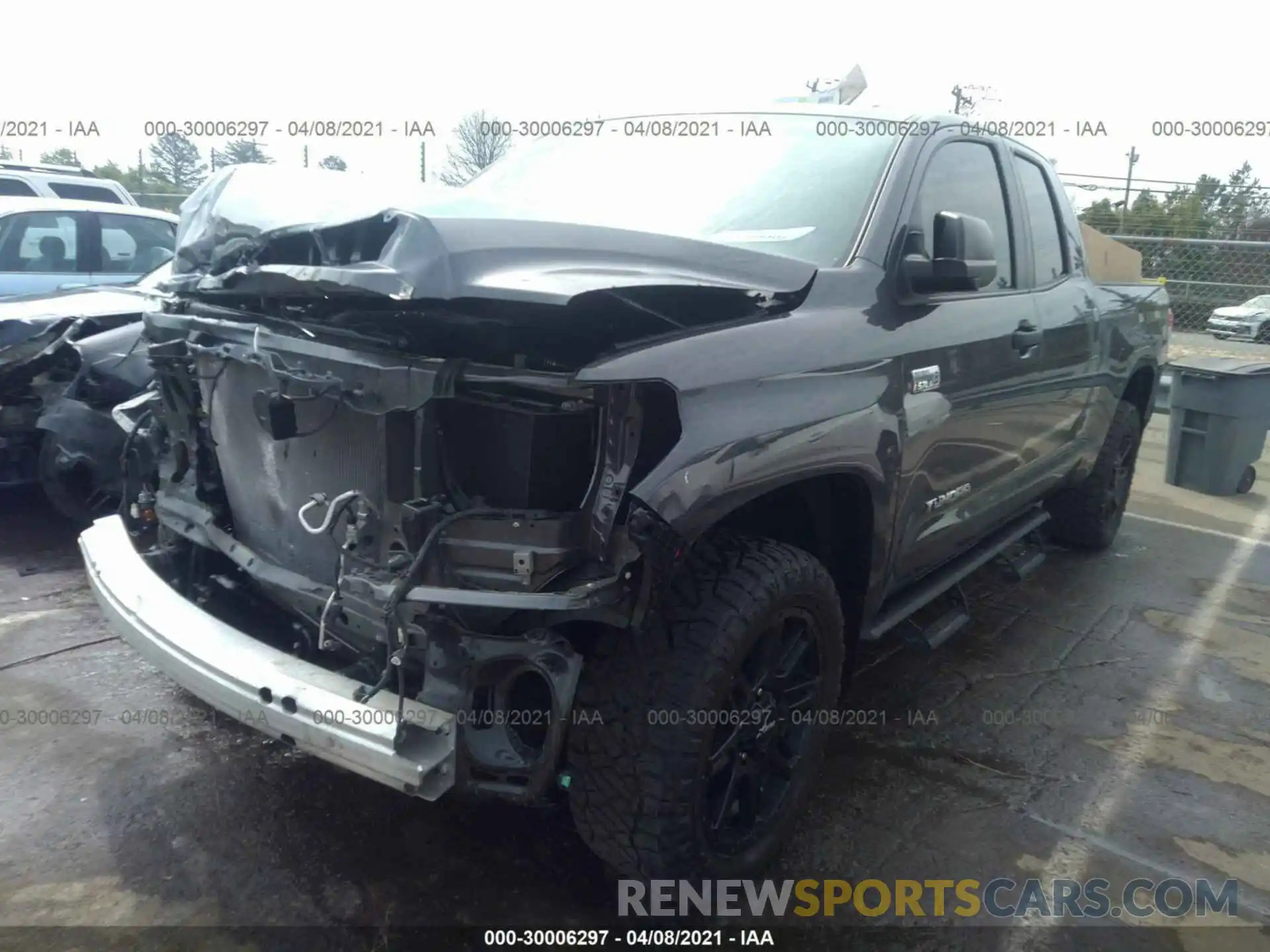 2 Photograph of a damaged car 5TFUY5F12MX980044 TOYOTA TUNDRA 4WD 2021