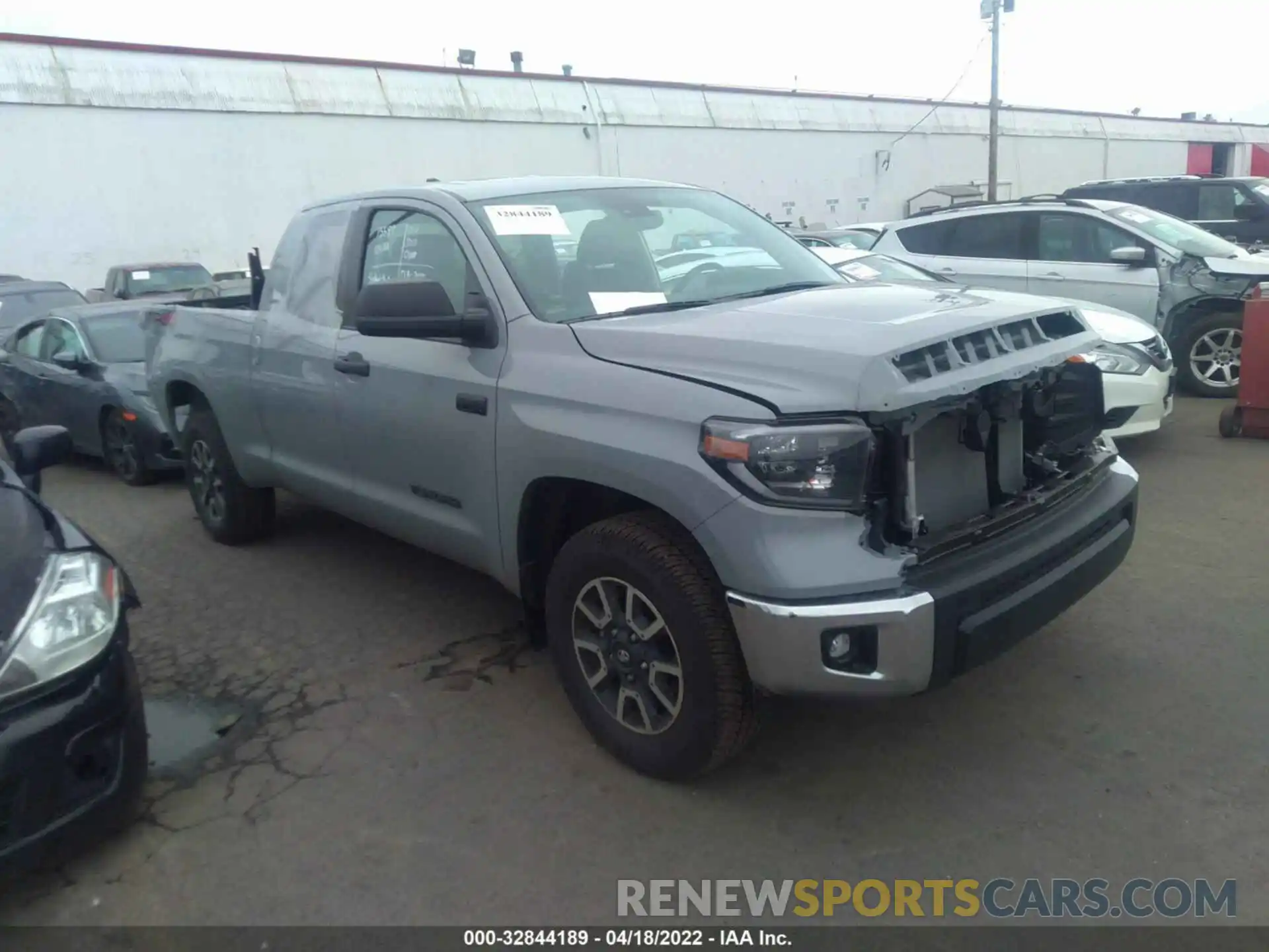 1 Photograph of a damaged car 5TFUY5F14MX049206 TOYOTA TUNDRA 4WD 2021