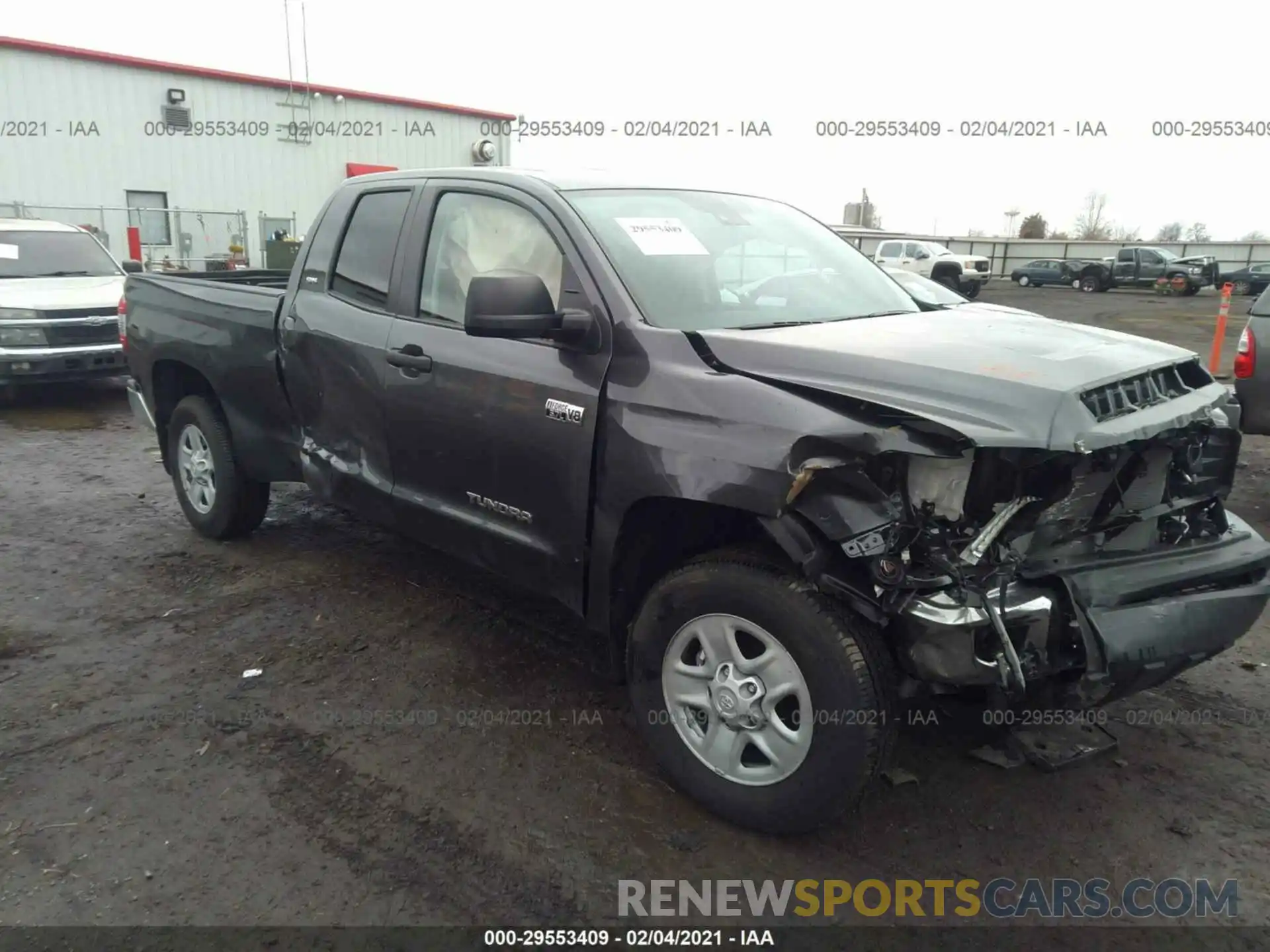 1 Photograph of a damaged car 5TFUY5F14MX969496 TOYOTA TUNDRA 4WD 2021