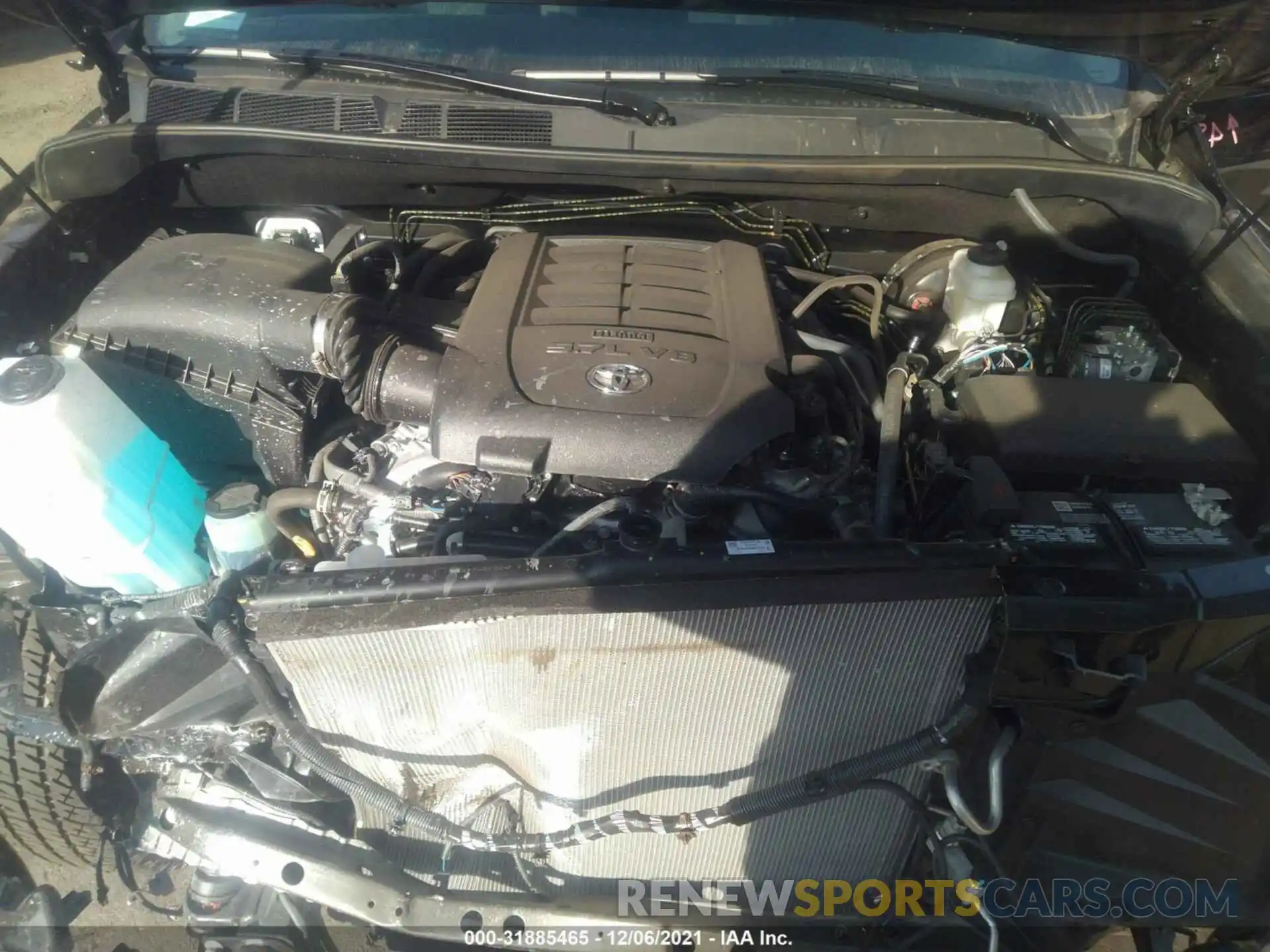 10 Photograph of a damaged car 5TFUY5F17MX046722 TOYOTA TUNDRA 4WD 2021