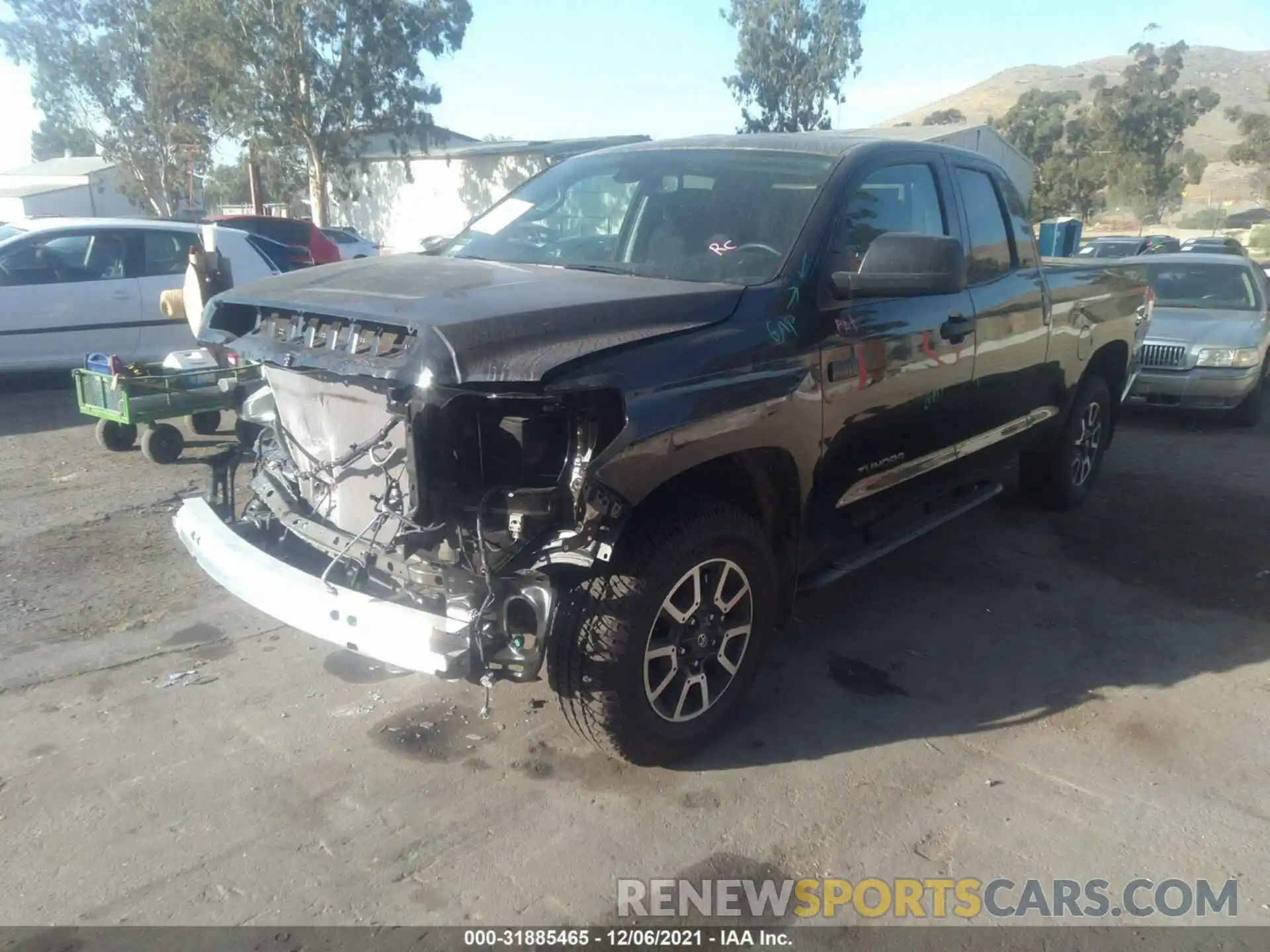 2 Photograph of a damaged car 5TFUY5F17MX046722 TOYOTA TUNDRA 4WD 2021