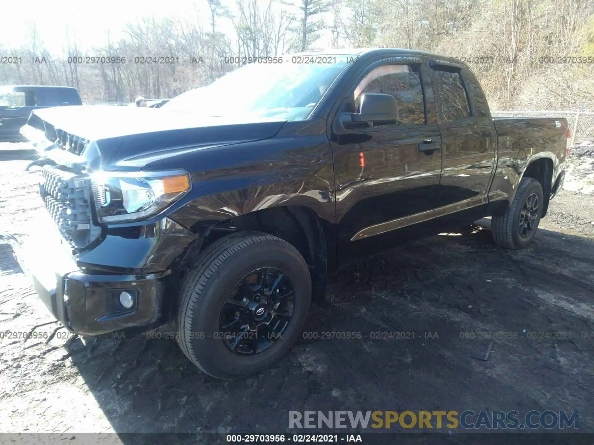 2 Photograph of a damaged car 5TFUY5F18MX961742 TOYOTA TUNDRA 4WD 2021