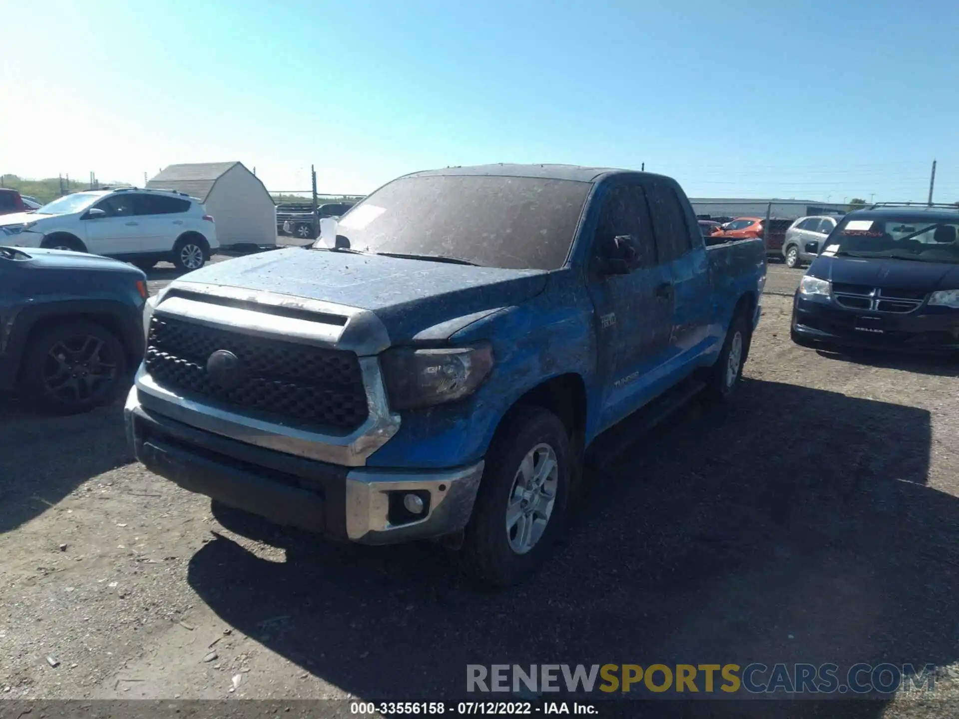 2 Photograph of a damaged car 5TFUY5F18MX999441 TOYOTA TUNDRA 4WD 2021