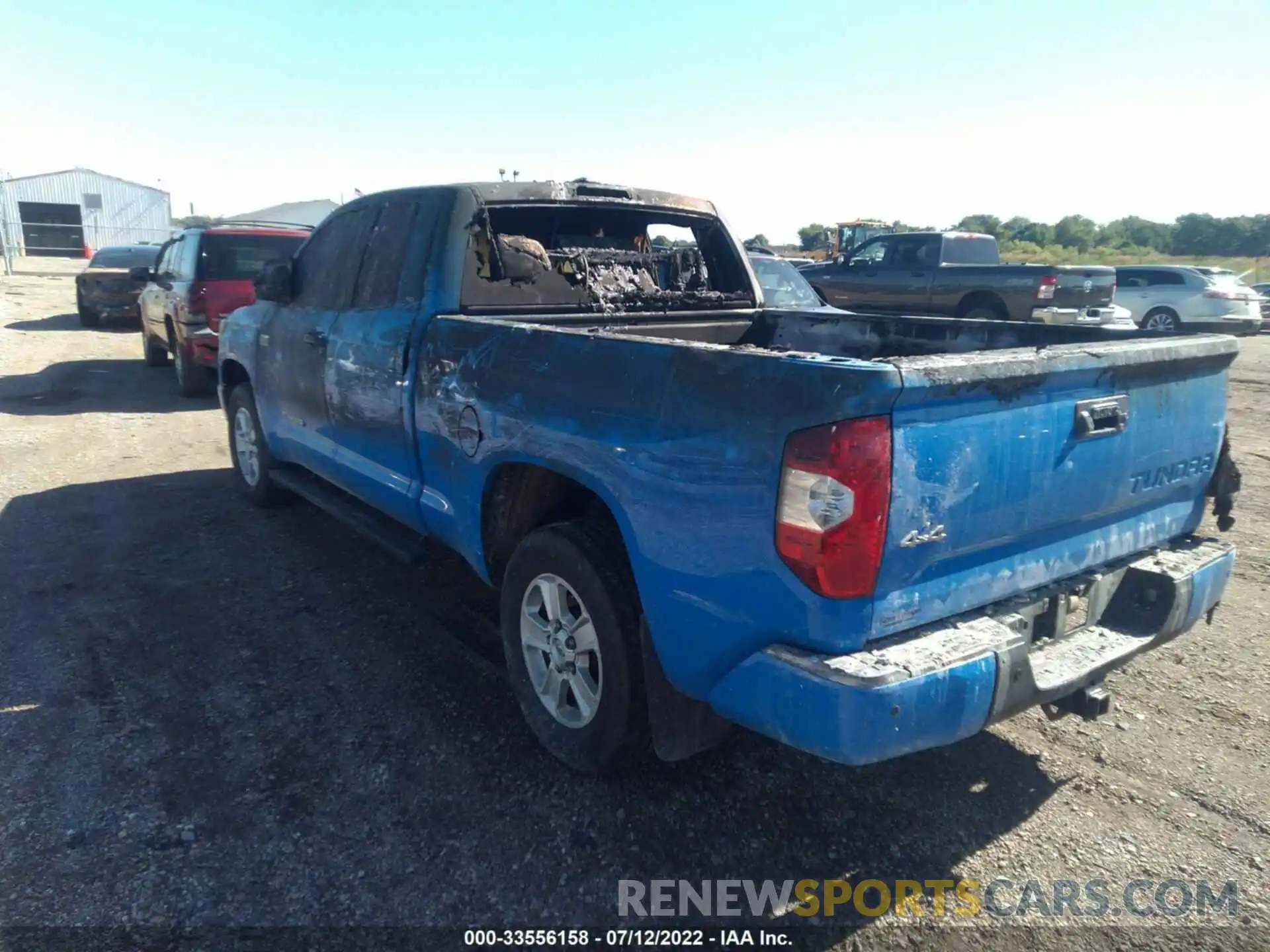 3 Photograph of a damaged car 5TFUY5F18MX999441 TOYOTA TUNDRA 4WD 2021