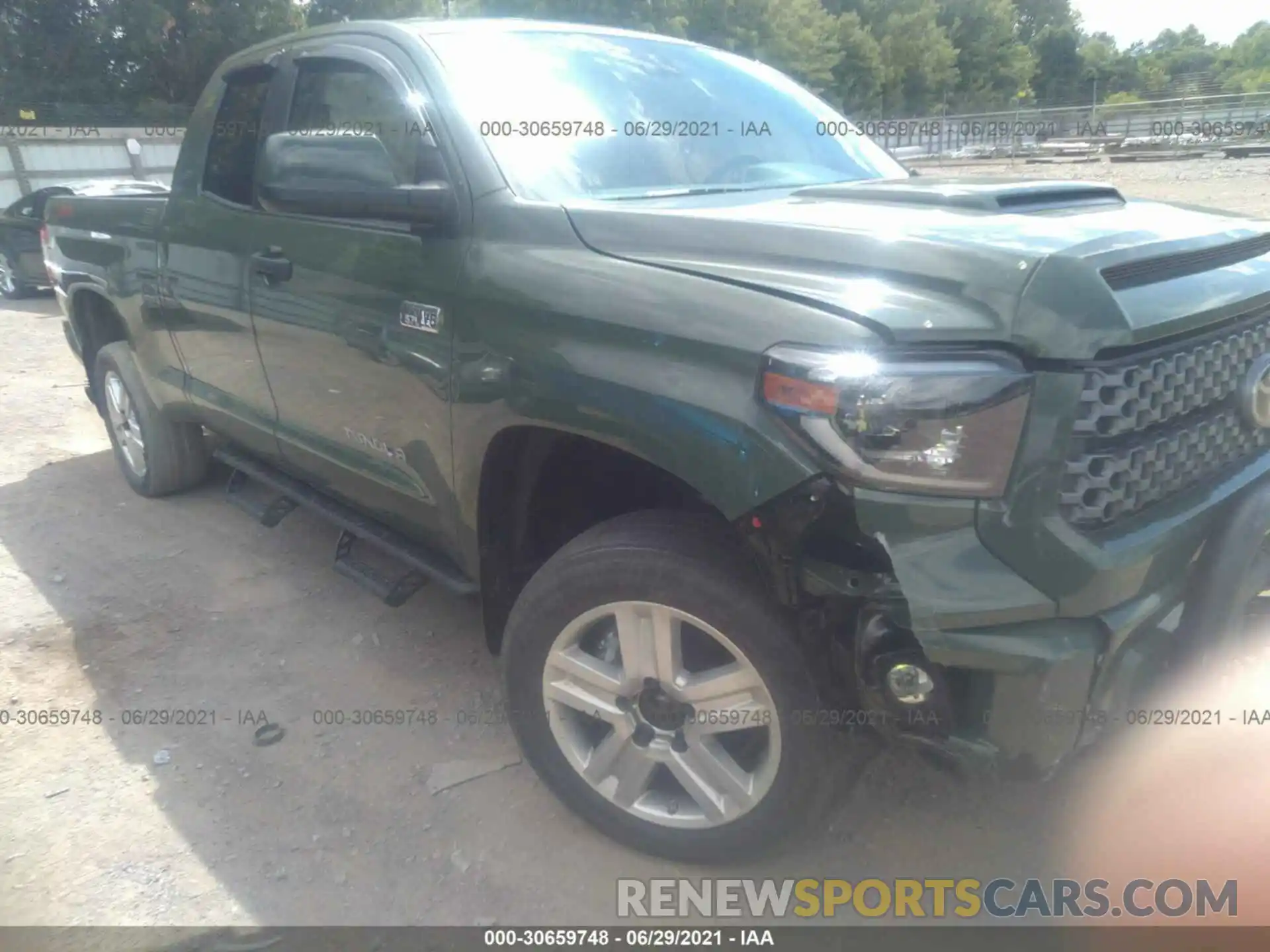 1 Photograph of a damaged car 5TFUY5F19MX959286 TOYOTA TUNDRA 4WD 2021