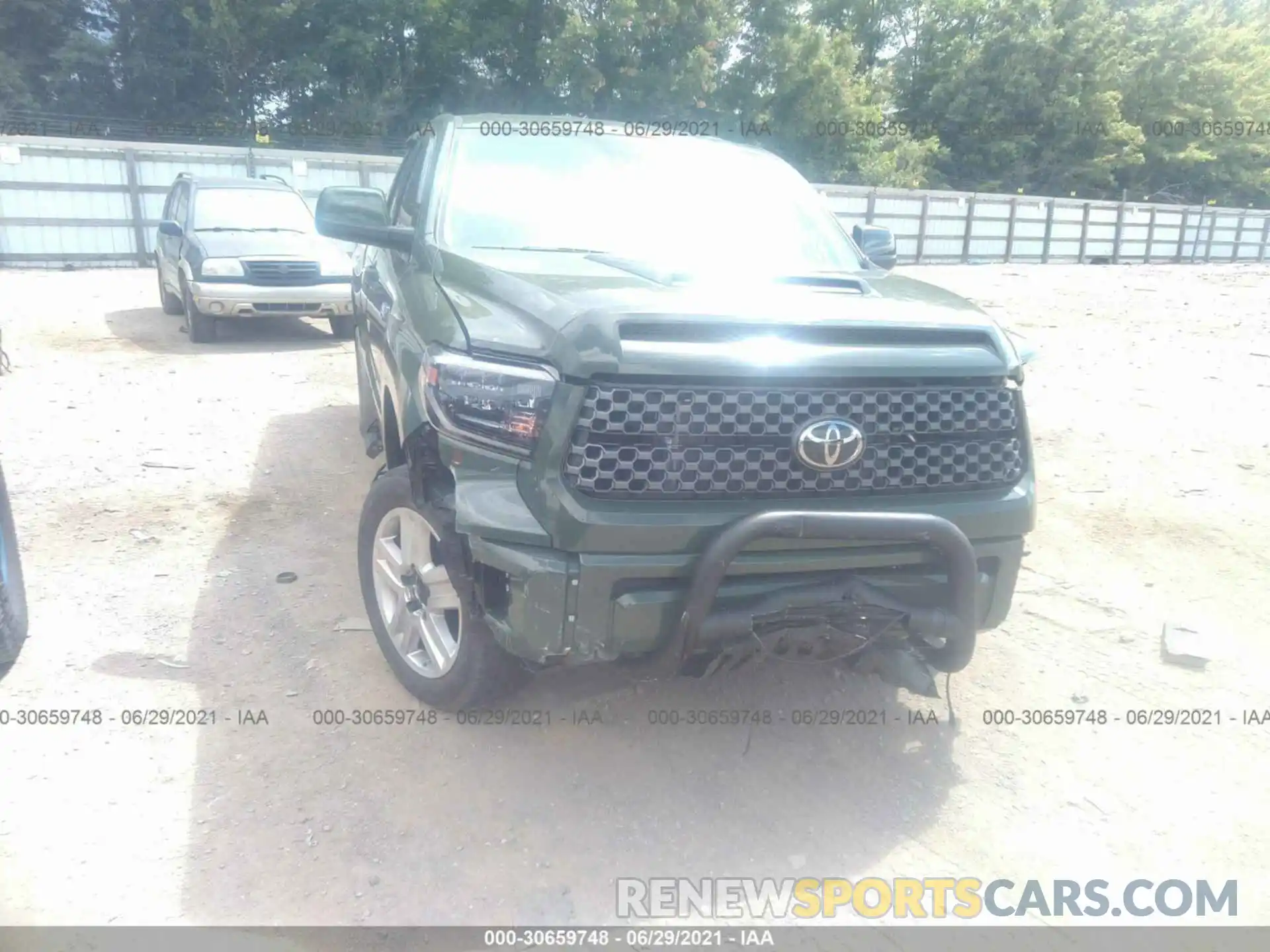 6 Photograph of a damaged car 5TFUY5F19MX959286 TOYOTA TUNDRA 4WD 2021