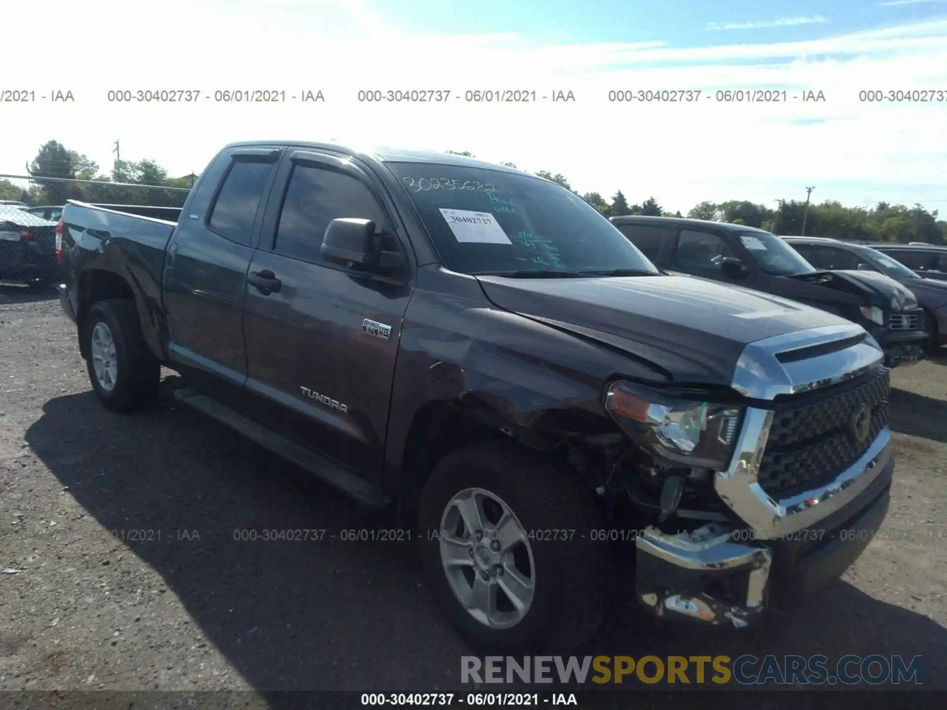 1 Фотография поврежденного автомобиля 5TFUY5F19MX972149 TOYOTA TUNDRA 4WD 2021