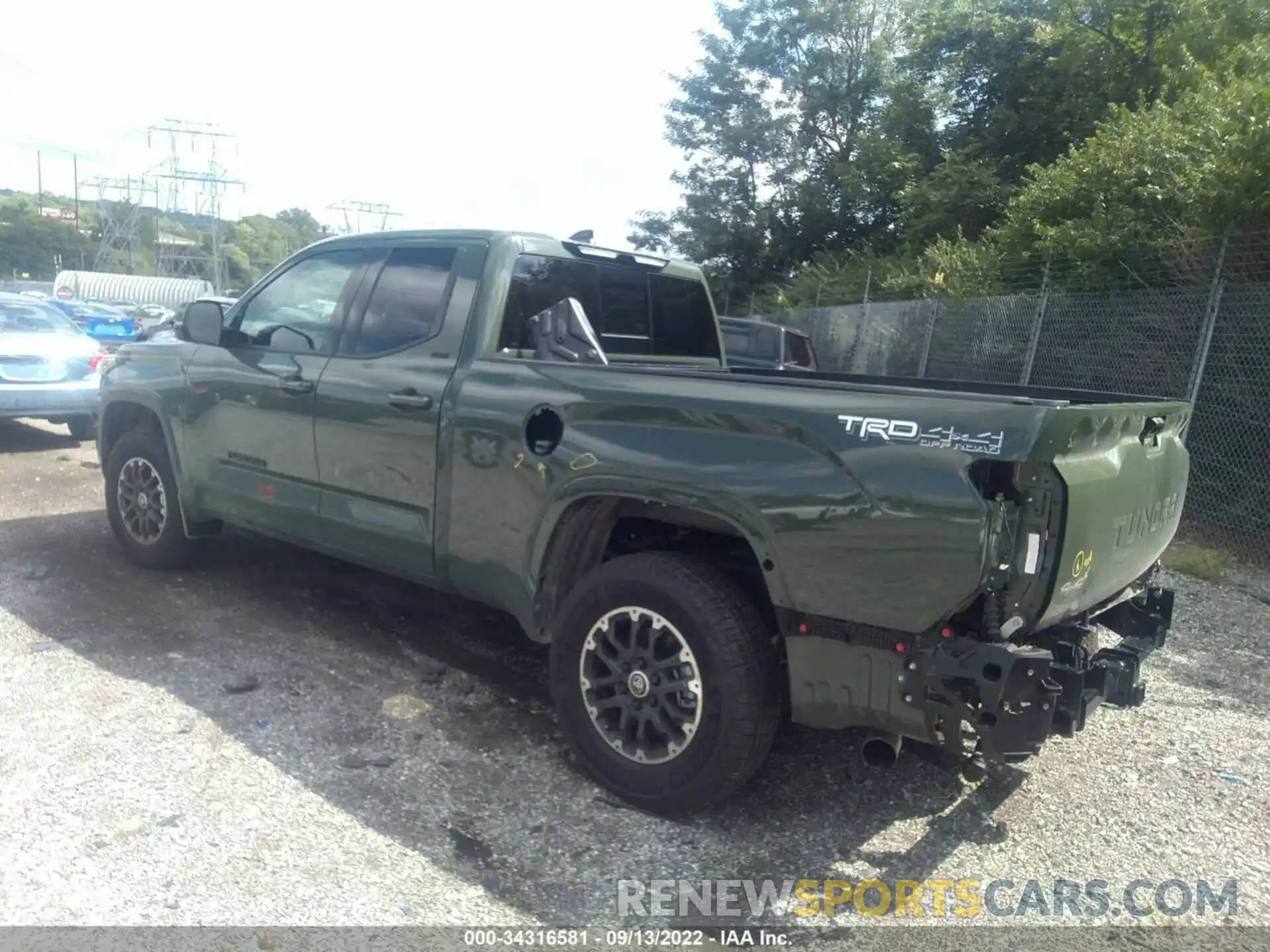 3 Фотография поврежденного автомобиля 5TFLA5DA4NX030451 TOYOTA TUNDRA 4WD 2022