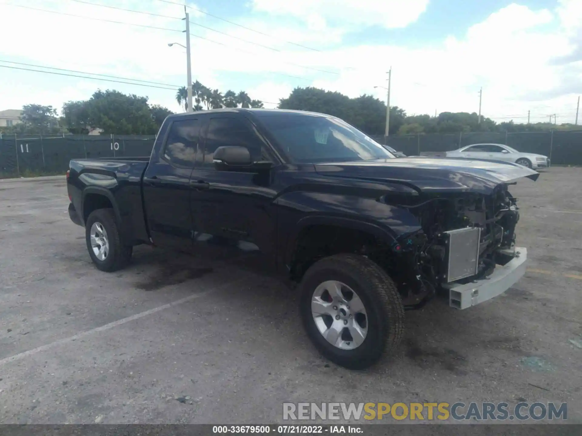 1 Photograph of a damaged car 5TFLA5DA9NX002841 TOYOTA TUNDRA 4WD 2022