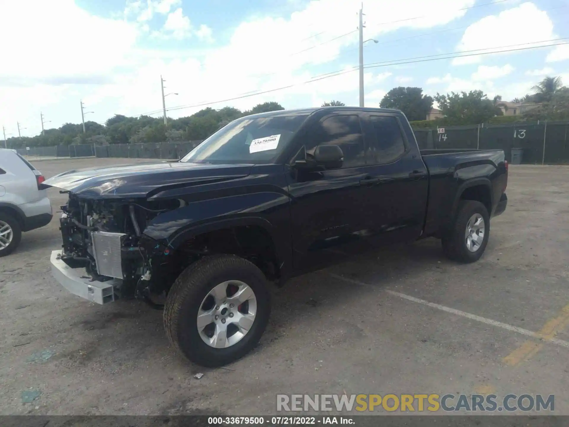 2 Photograph of a damaged car 5TFLA5DA9NX002841 TOYOTA TUNDRA 4WD 2022