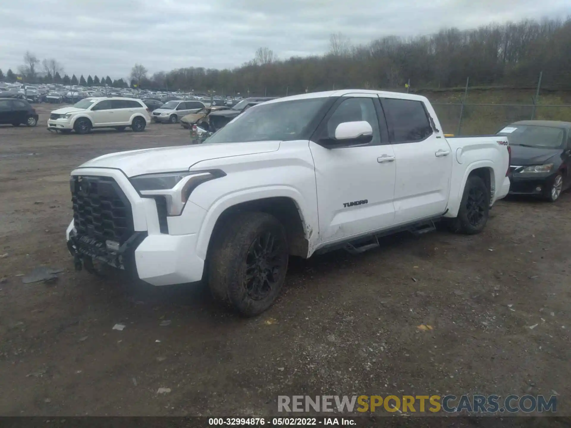 2 Photograph of a damaged car 5TFLA5DB8NX020272 TOYOTA TUNDRA 4WD 2022