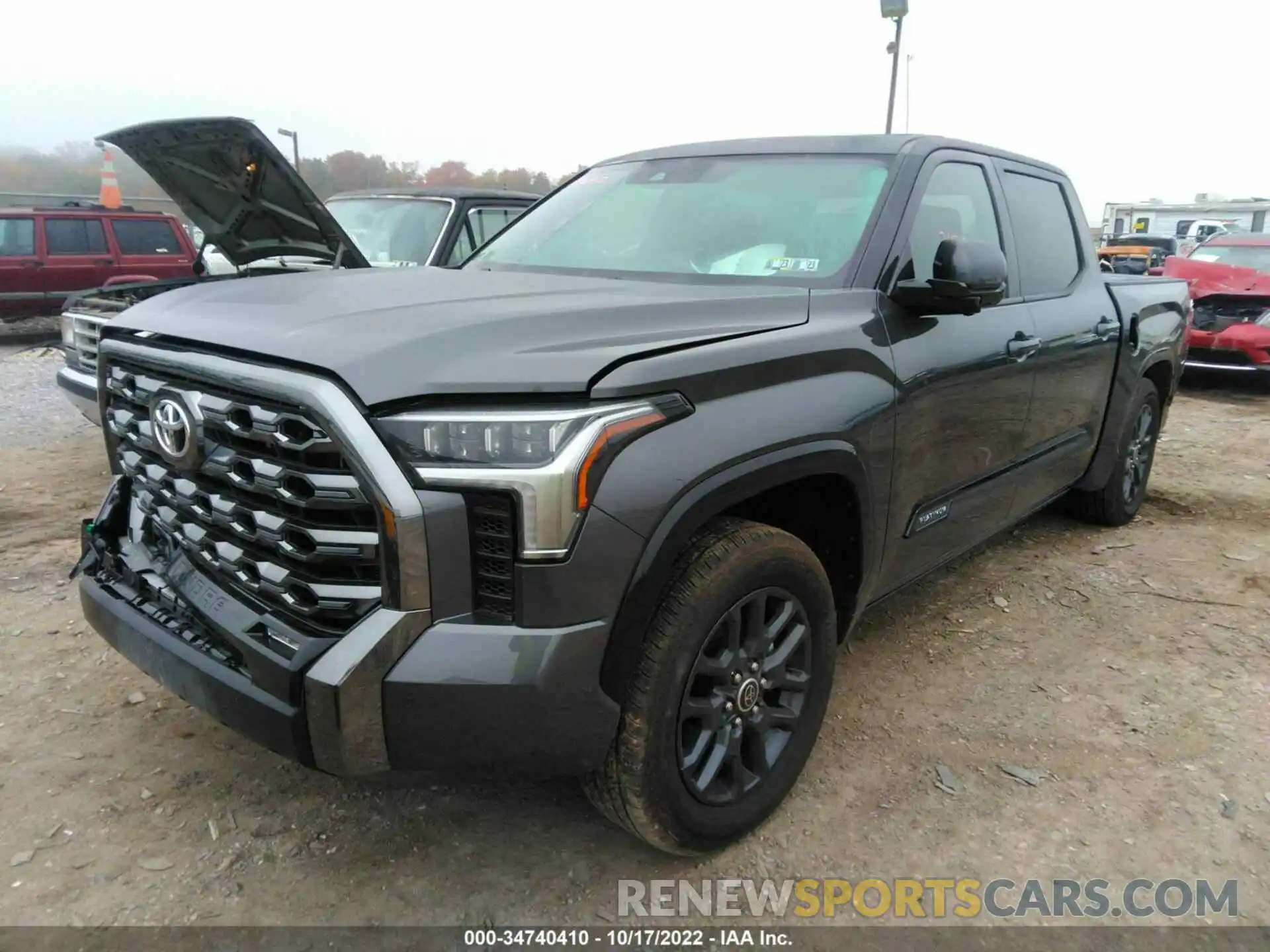 2 Photograph of a damaged car 5TFNA5DB4NX026899 TOYOTA TUNDRA 4WD 2022