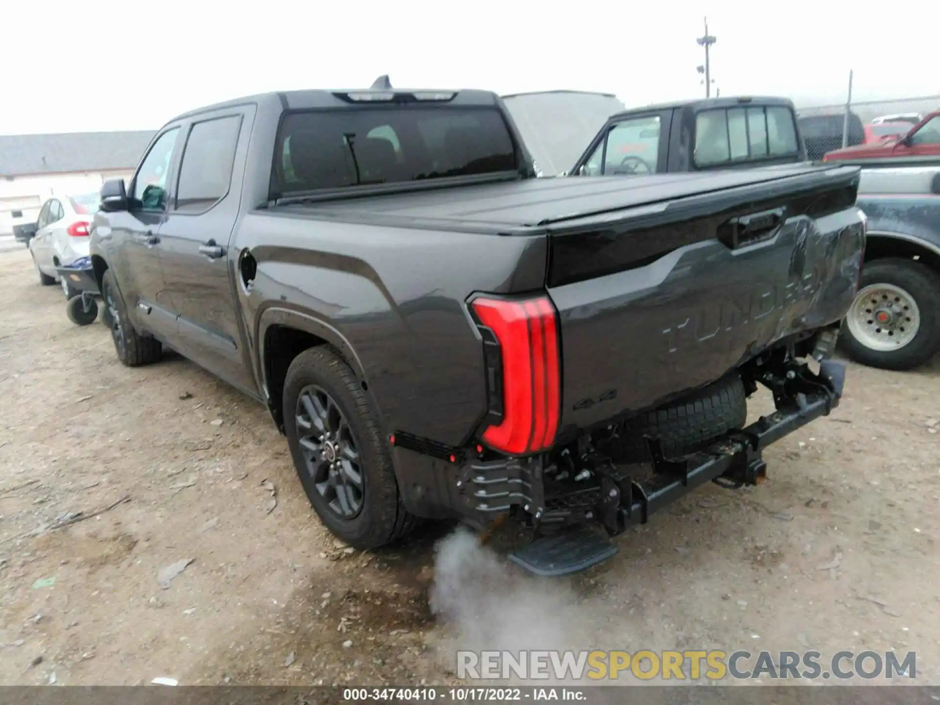 3 Photograph of a damaged car 5TFNA5DB4NX026899 TOYOTA TUNDRA 4WD 2022