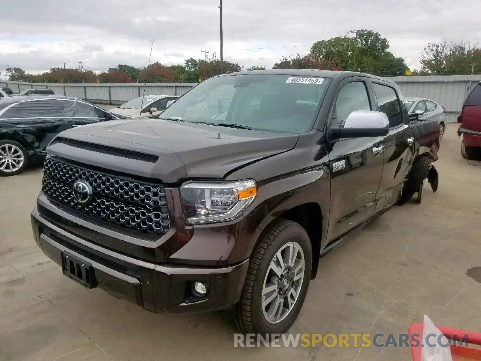 2 Photograph of a damaged car 5TFAY5F12KX865640 TOYOTA TUNDRA CRE 2019