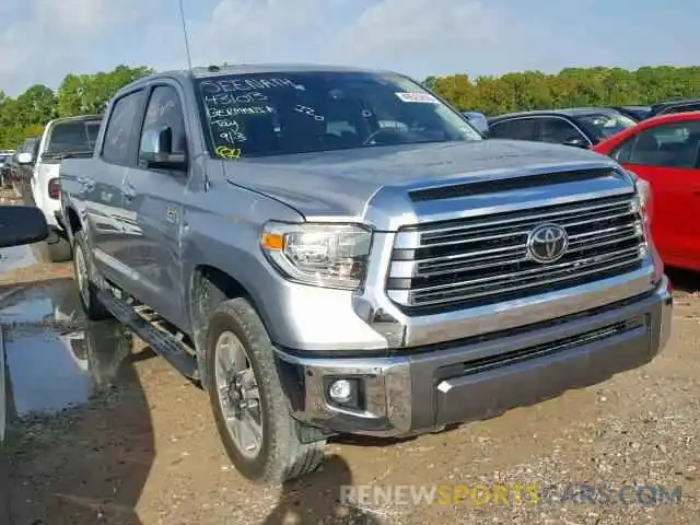 1 Photograph of a damaged car 5TFAY5F15KX811961 TOYOTA TUNDRA CRE 2019