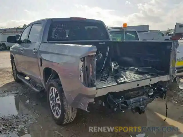 3 Photograph of a damaged car 5TFAY5F15KX811961 TOYOTA TUNDRA CRE 2019