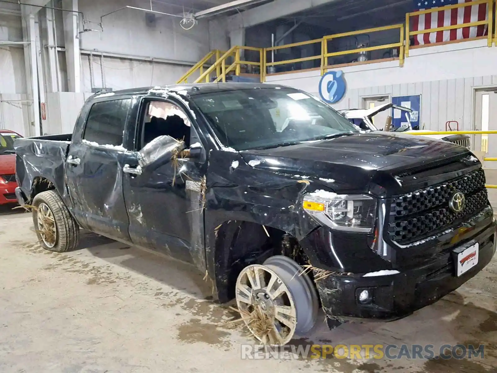 1 Photograph of a damaged car 5TFAY5F17KX792975 TOYOTA TUNDRA CRE 2019