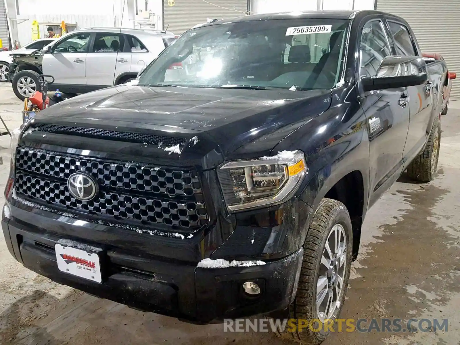 2 Photograph of a damaged car 5TFAY5F17KX792975 TOYOTA TUNDRA CRE 2019