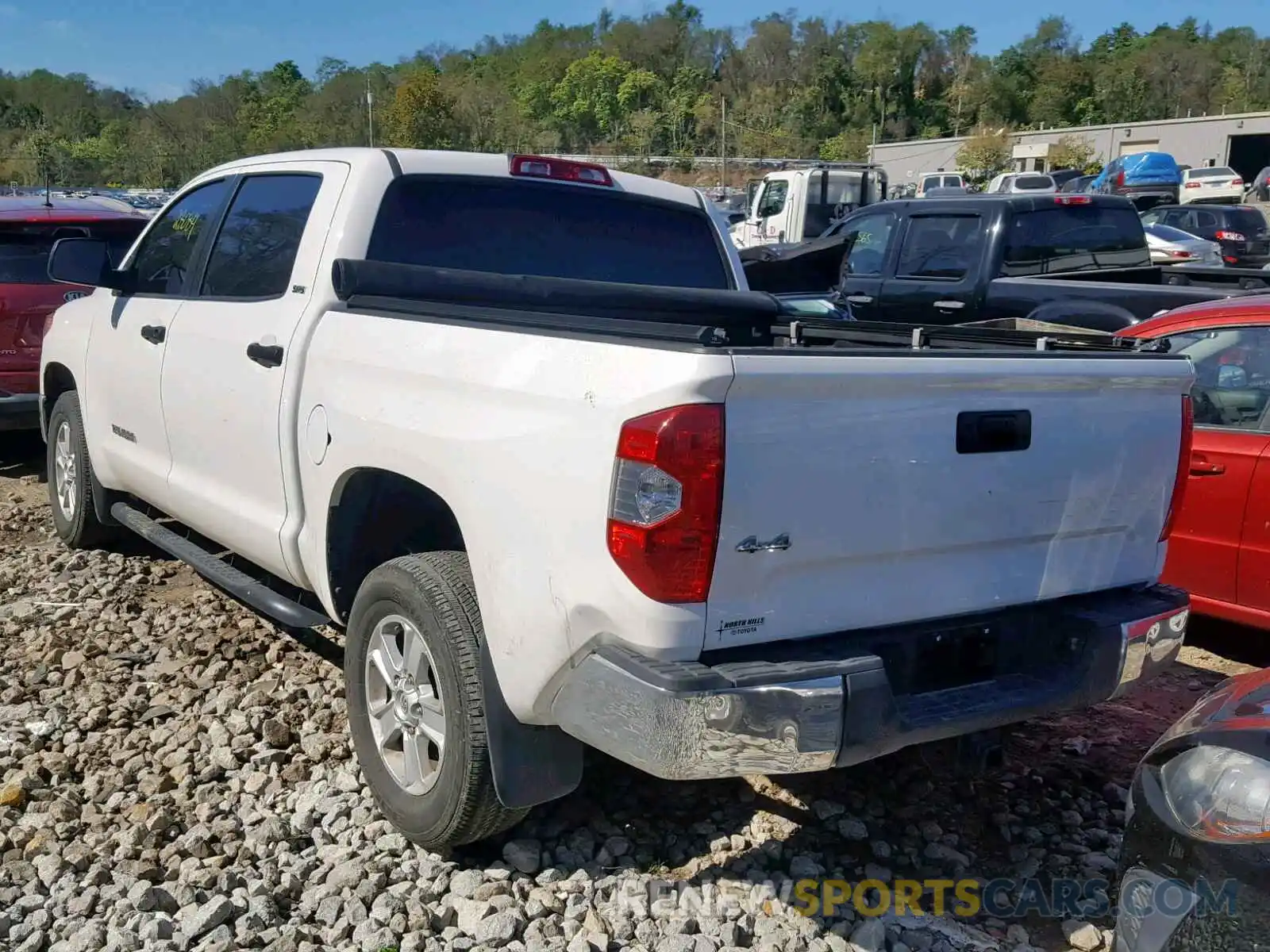 3 Photograph of a damaged car 5TFDM5F17KX080300 TOYOTA TUNDRA CRE 2019