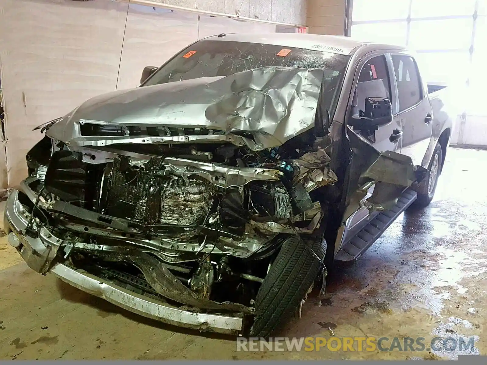 2 Photograph of a damaged car 5TFDW5F10KX795297 TOYOTA TUNDRA CRE 2019