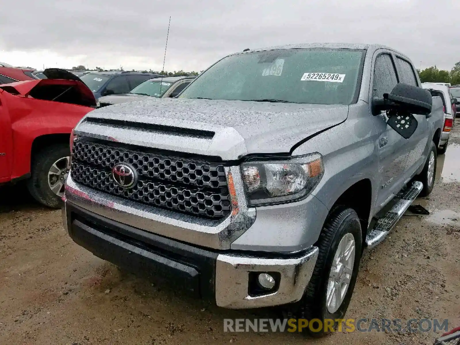 2 Photograph of a damaged car 5TFDW5F12KX822581 TOYOTA TUNDRA CRE 2019