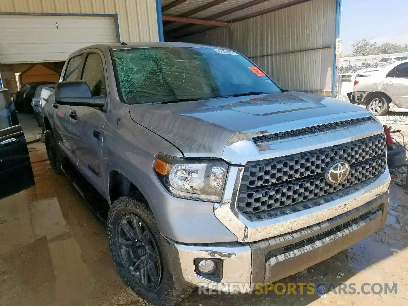 1 Photograph of a damaged car 5TFDW5F12KX843768 TOYOTA TUNDRA CRE 2019