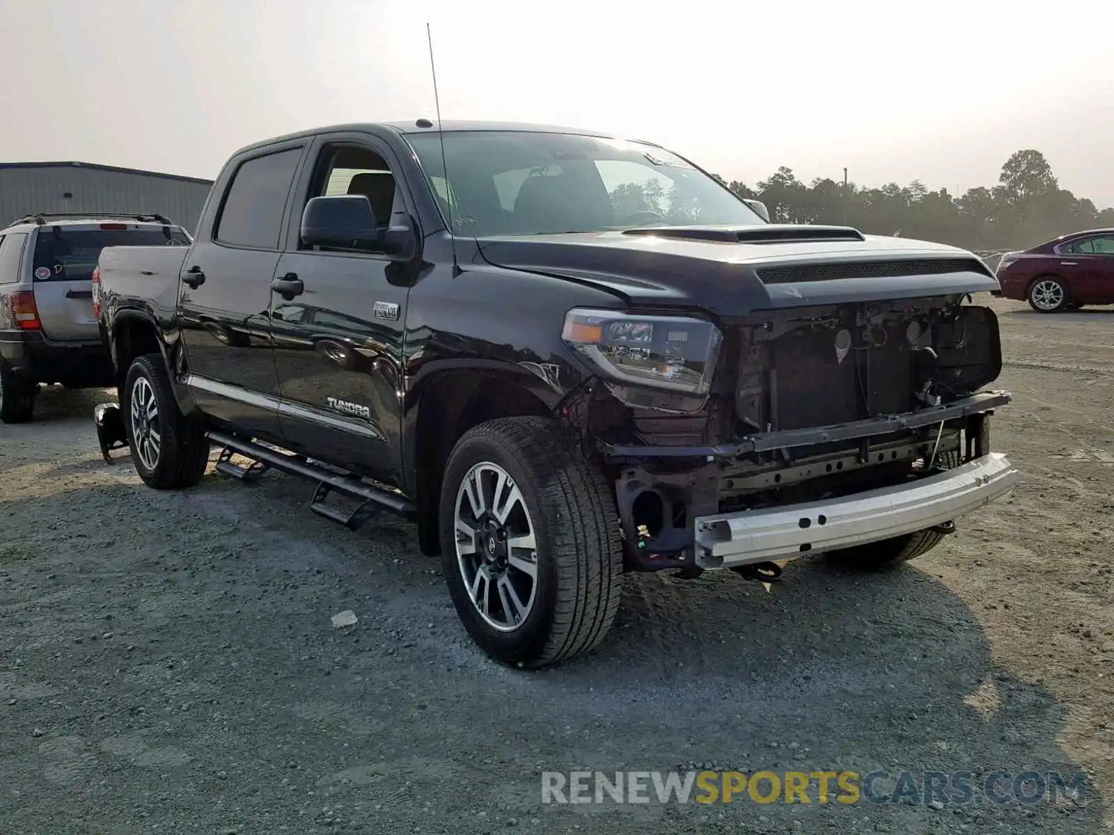 1 Photograph of a damaged car 5TFDW5F13KX786366 TOYOTA TUNDRA CRE 2019