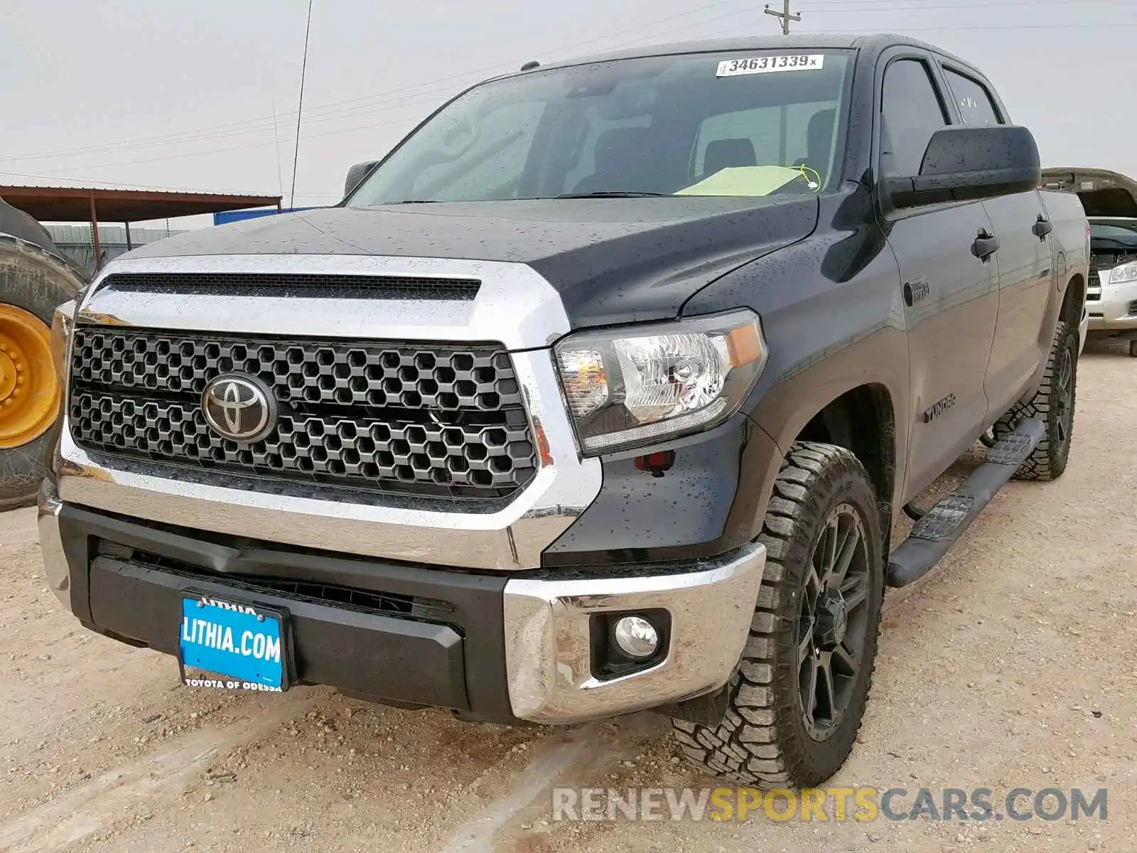 2 Photograph of a damaged car 5TFDW5F14KX822646 TOYOTA TUNDRA CRE 2019