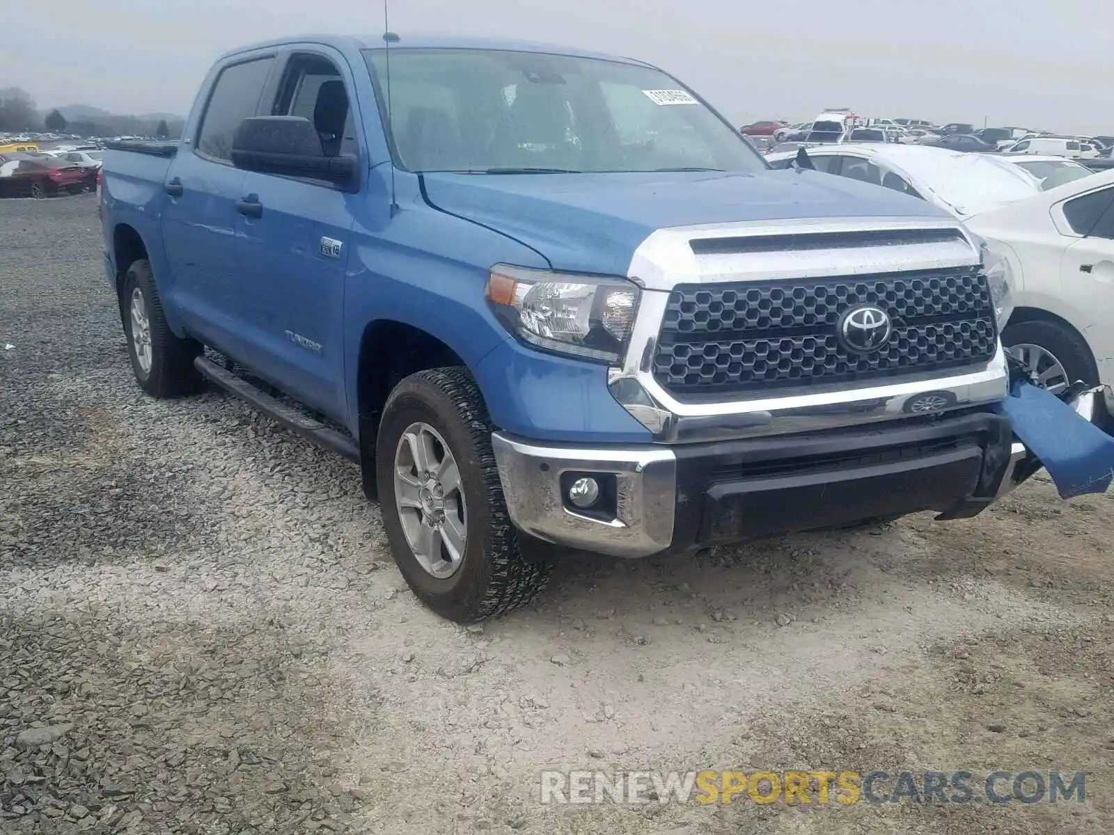 1 Photograph of a damaged car 5TFDW5F15KX780097 TOYOTA TUNDRA CRE 2019