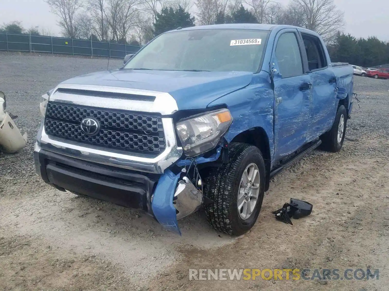 2 Photograph of a damaged car 5TFDW5F15KX780097 TOYOTA TUNDRA CRE 2019